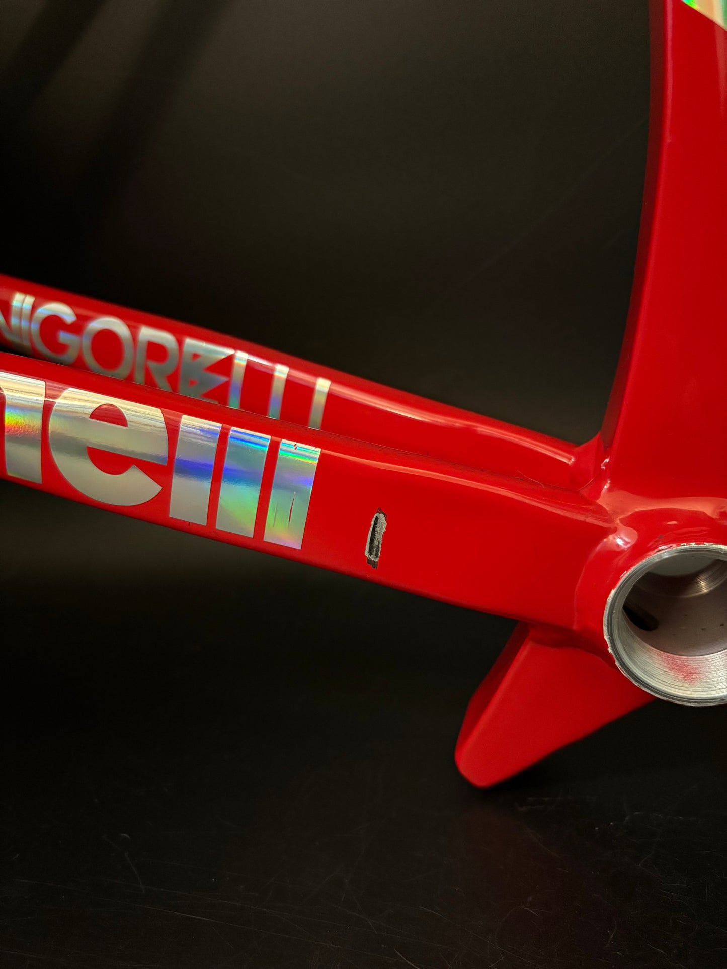 Cinelli Vigorelli Shark Frameset Red 56cm #2