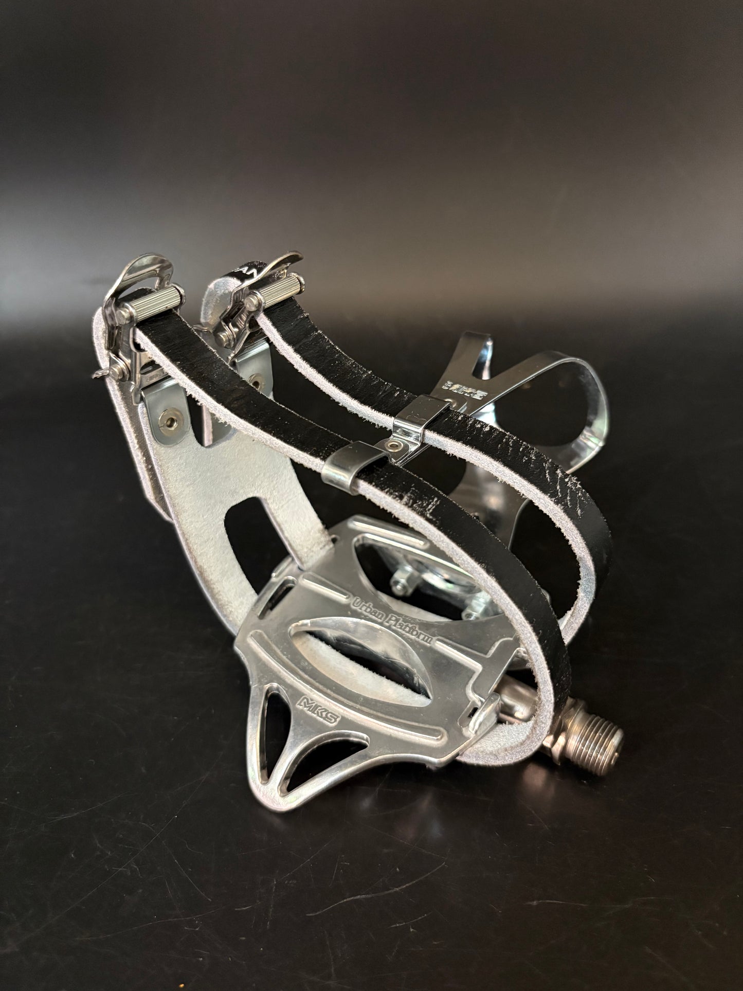 MKS Urban Platform / MKS Leather Double Straps Pedal Set Up