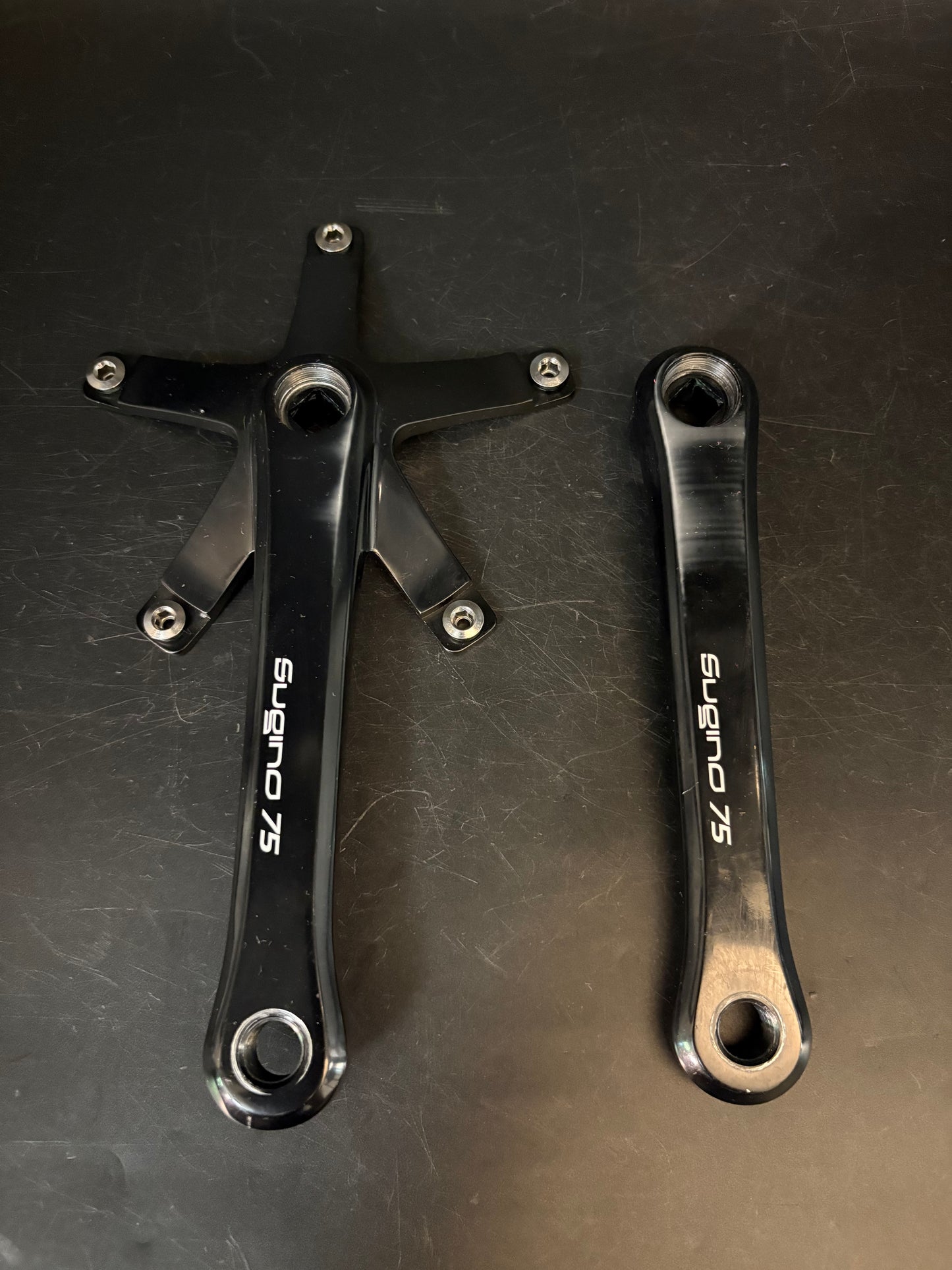 Sugino 75 Cranks Black 170mm
