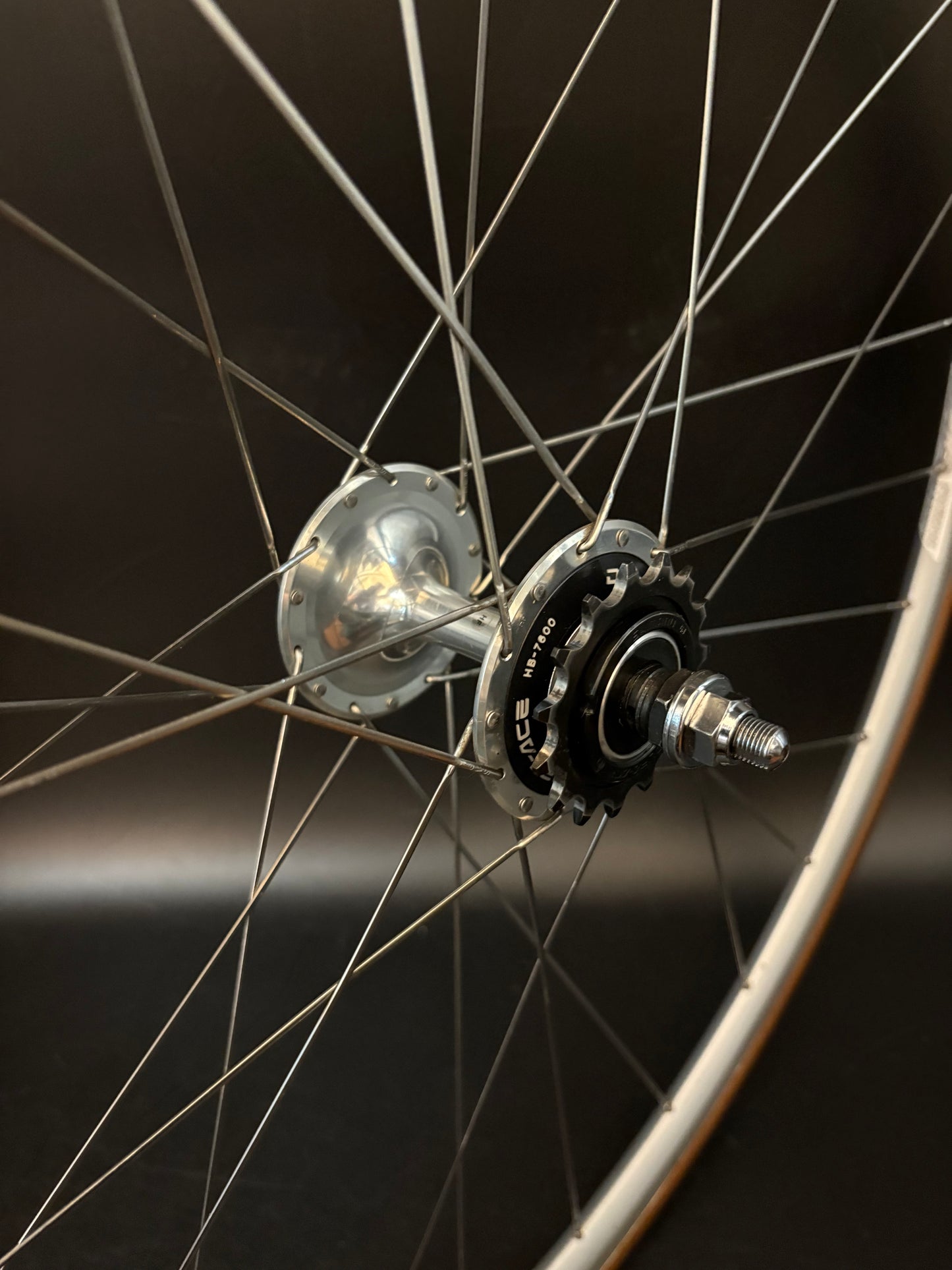 Campagnolo Seoul 88 Tubular / Suntour Superbe + Dura Ace Wheelset Silver 28h