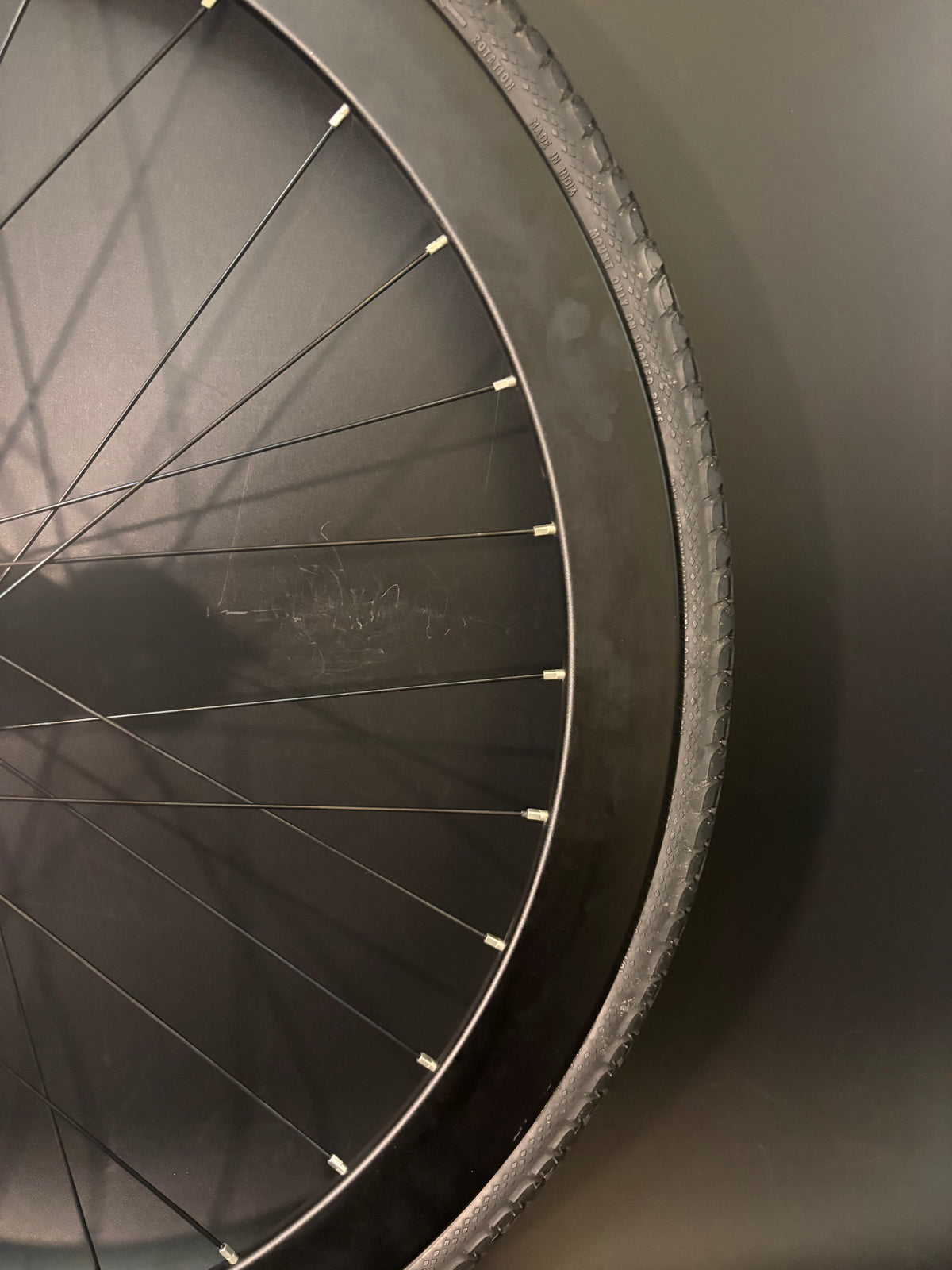 H Plus Son Formation Face / Dura Ace 7600 Rear Wheel Black 32h