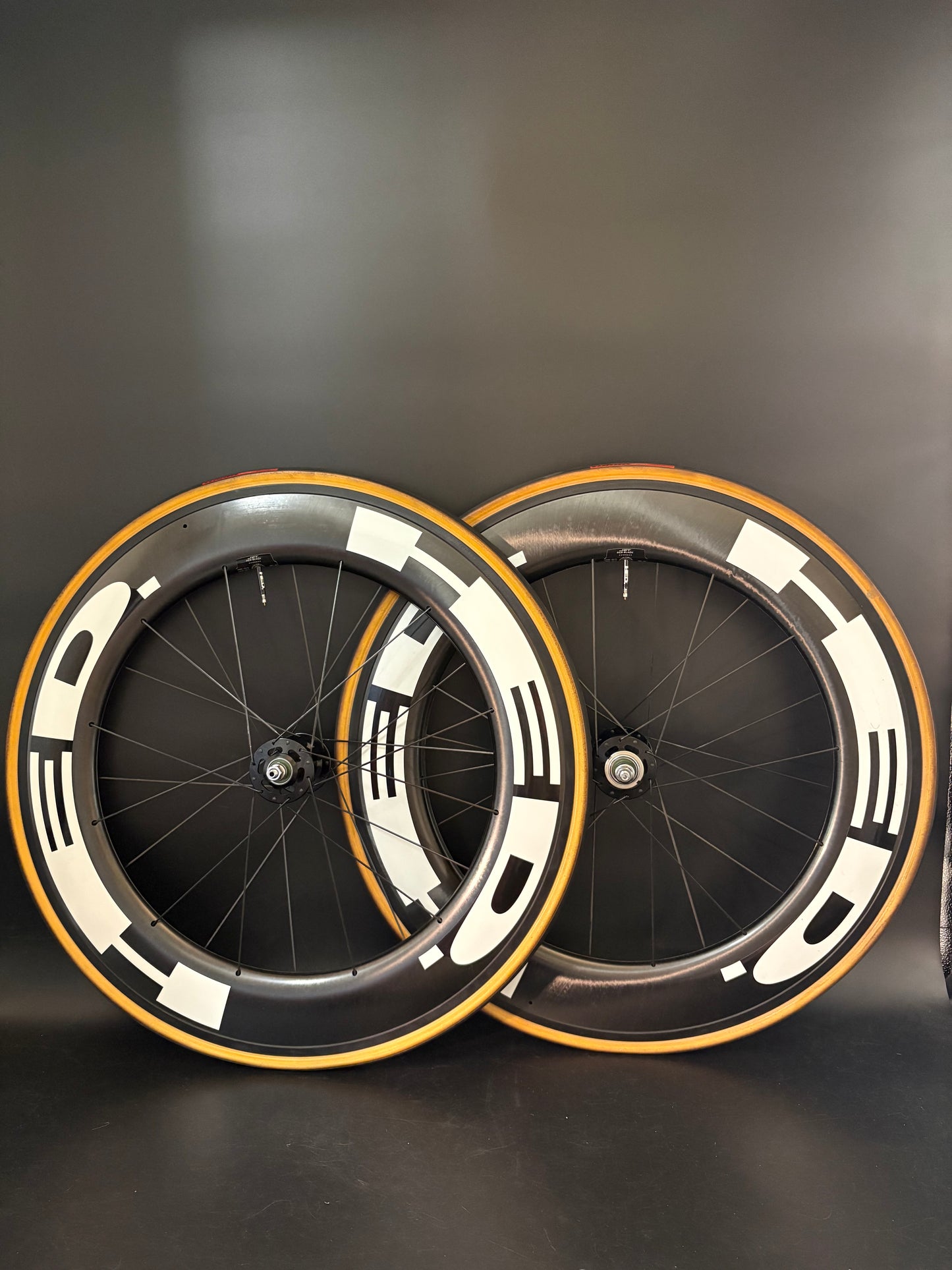 HED Jet RC9 Black Wheelset Carbon Clincher 24h