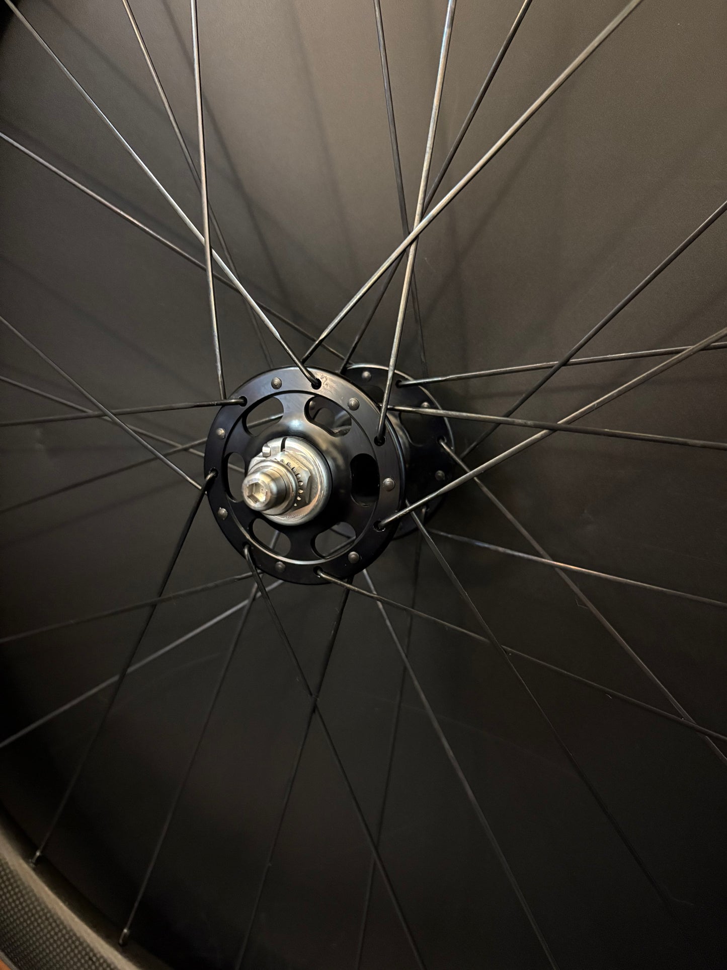 Unbranded Carbon 50mm / Paul Components HF Wheelset Black 28h