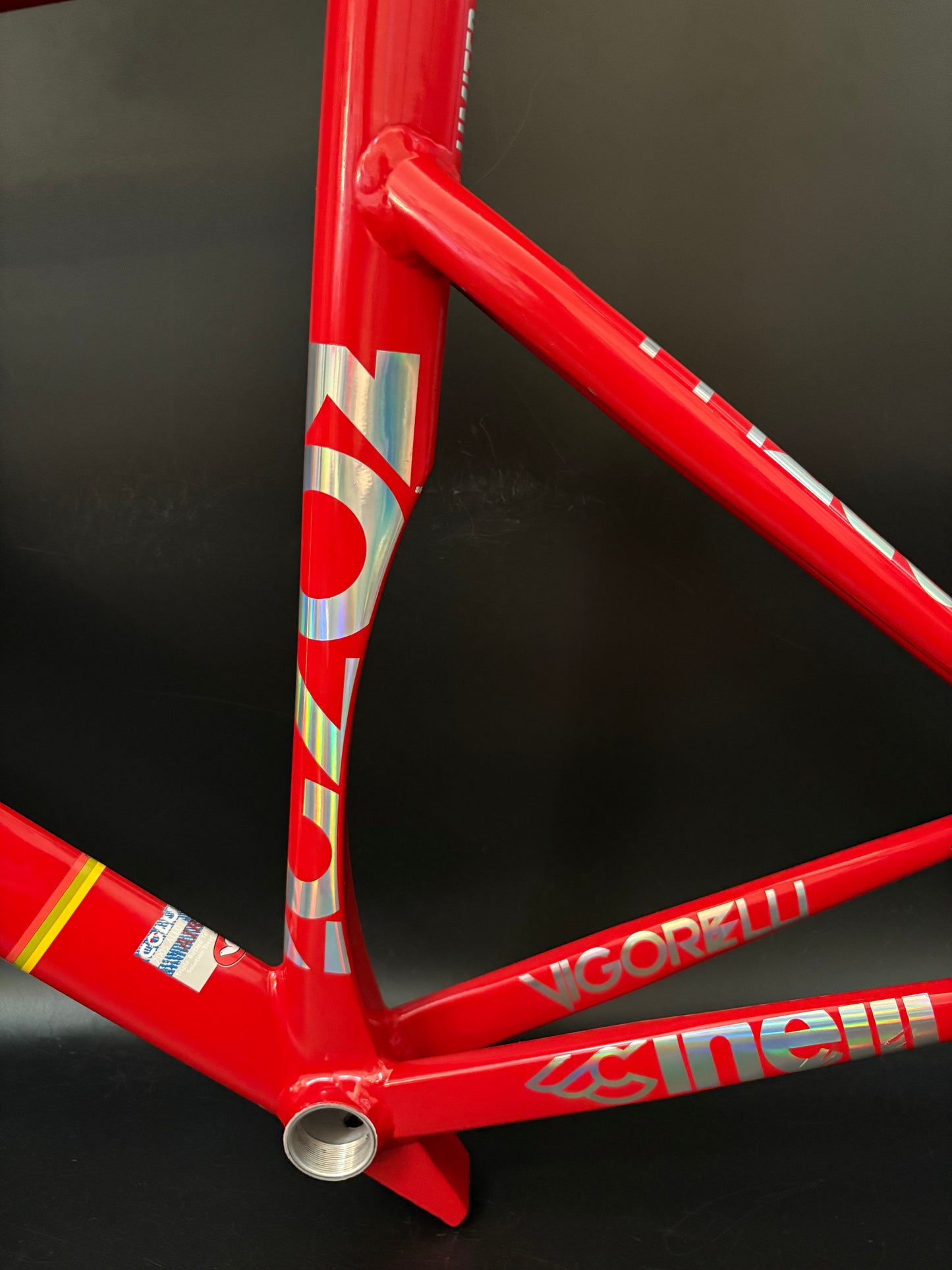 Cinelli Vigorelli Shark Frameset Red 52cm