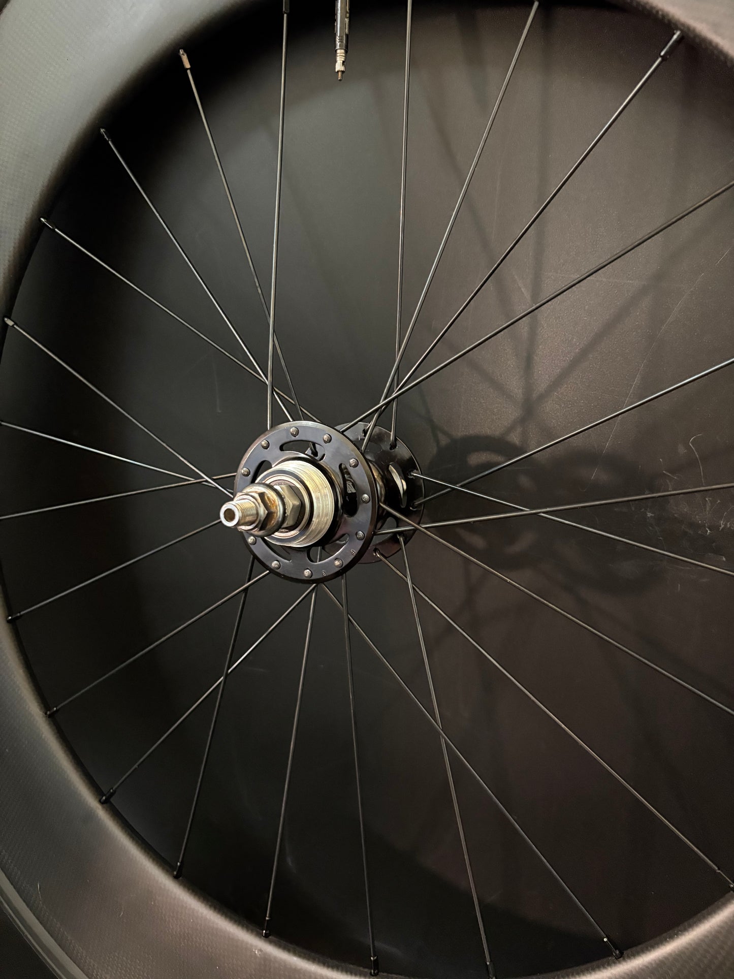 Unbranded 50mm/90mm Carbon Clincher / Novatec Wheelset 20/24h