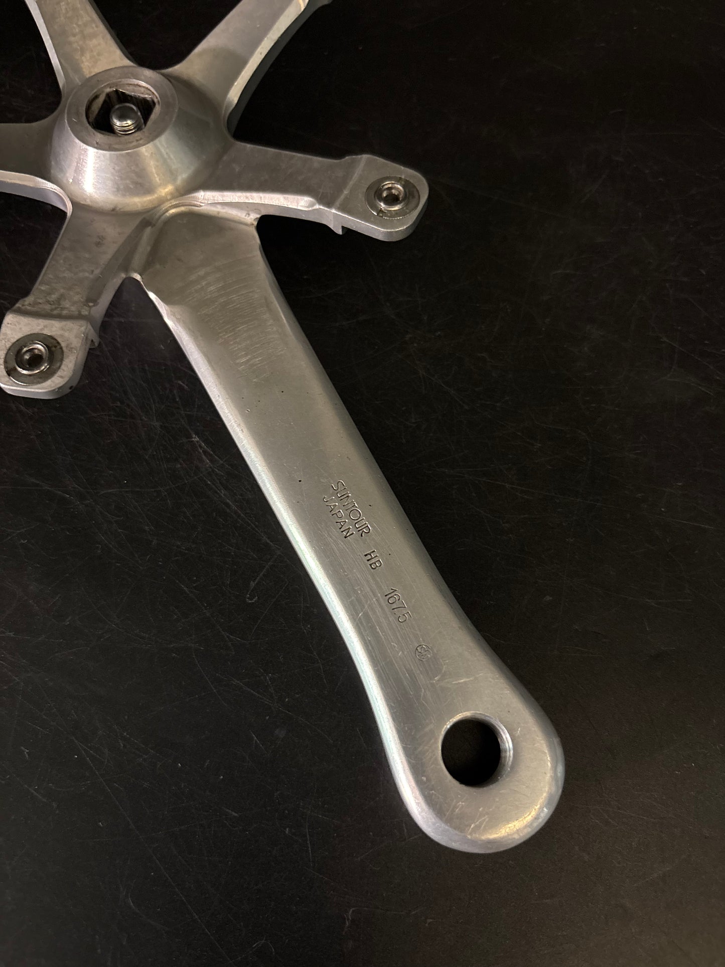 Suntour Superbe Cranks Silver 167.5mm