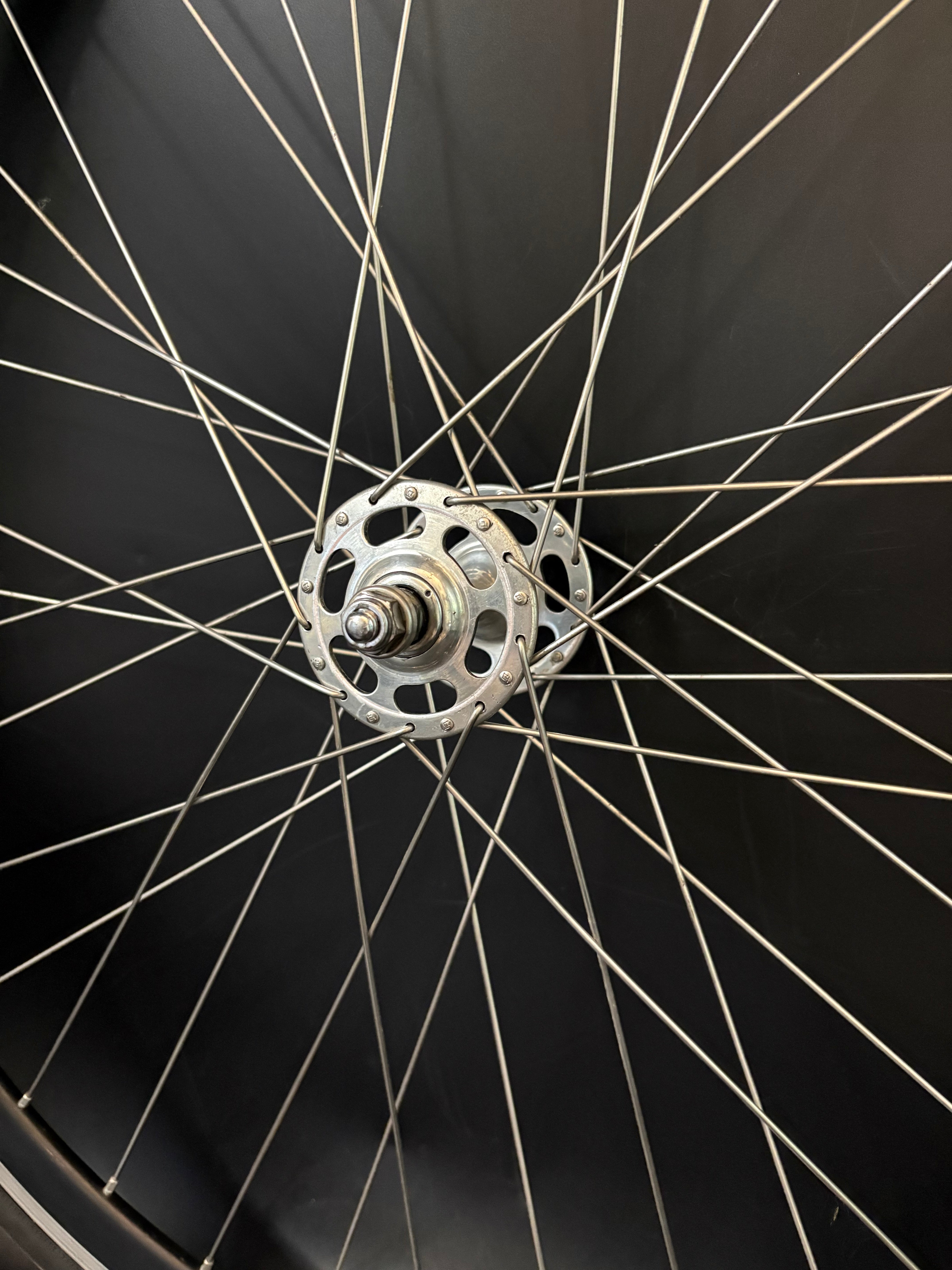 Velocity Deep V / Campagnolo Record HF Wheelset Black 36h – Track Lab