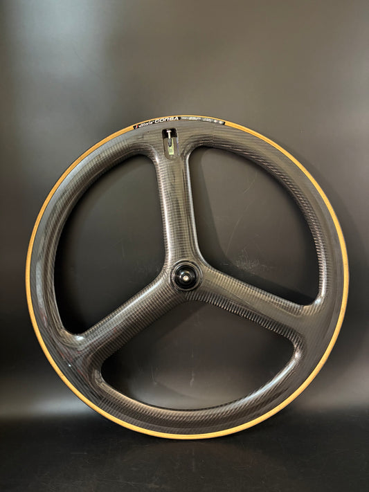 Retrogression RG3 Tri Spoke Front Wheel Carbon