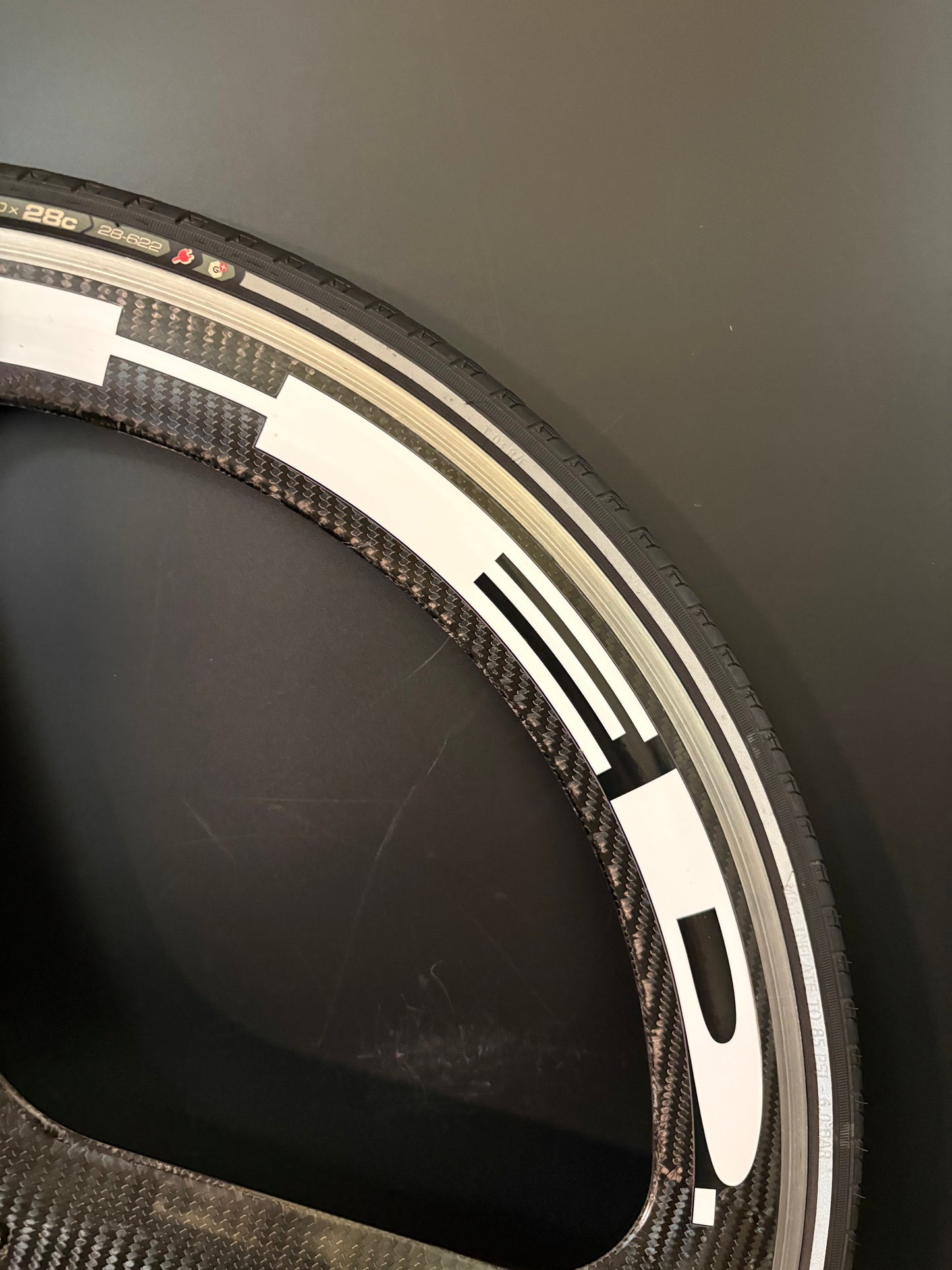 HED 3 Tri Spoke Carbon Clincher Front Wheel