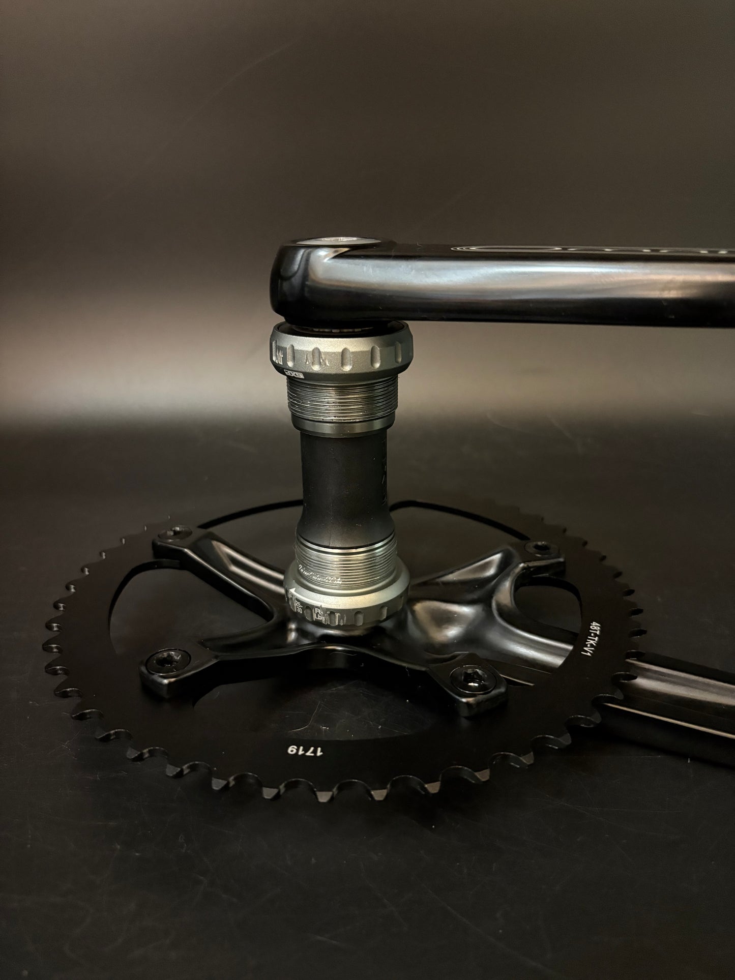 Sram Omnium Crankset Black 165mm 48t