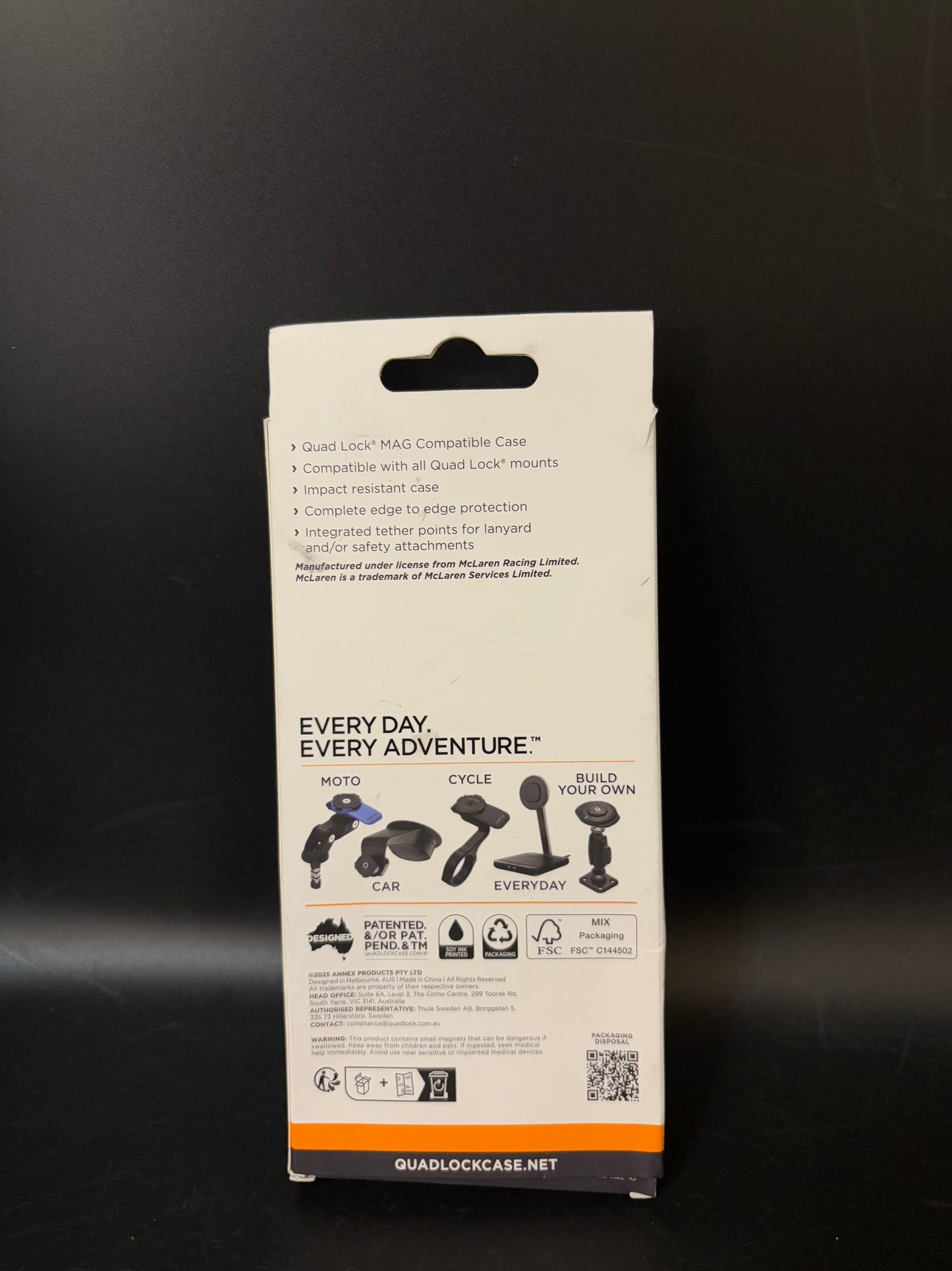 NEW Quad Lock McLaren iPhone 16 Pro Max Case