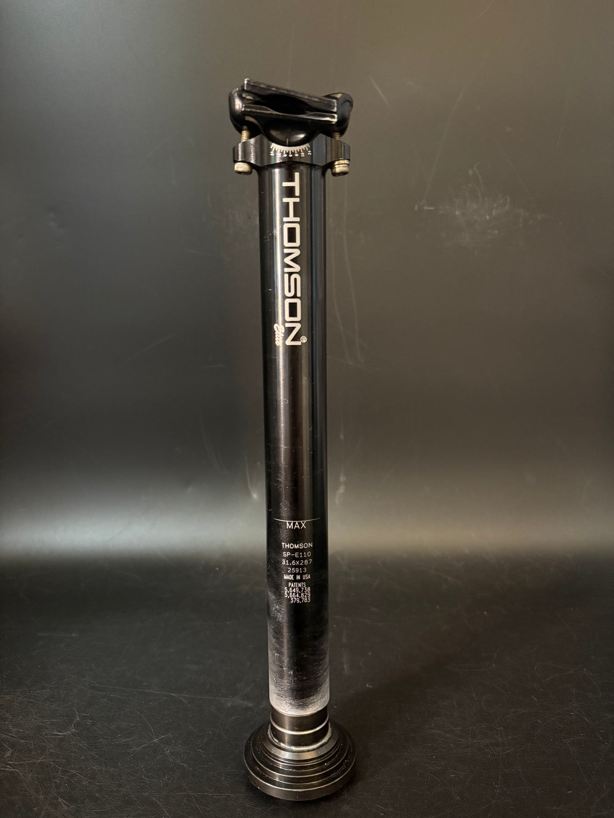 Thomson Elite Seatpost Black 31.6 287mm