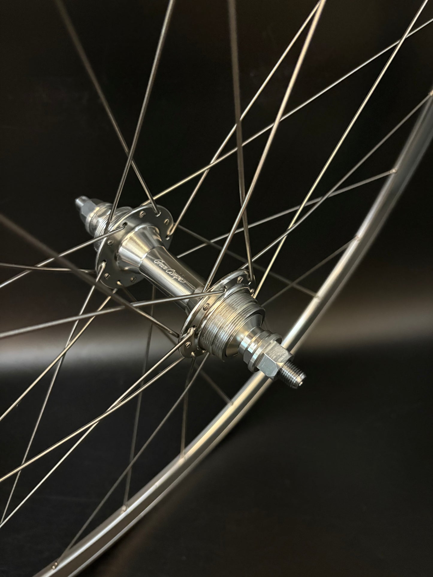 Blue Lug Gran Compe Track Wheelset Silver 20/24h