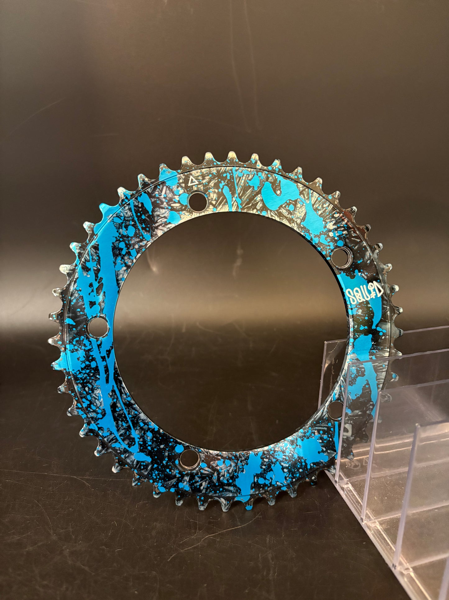 Raketa x Squid Bikes Supersport Chainring Blue/Silver/Black 47t