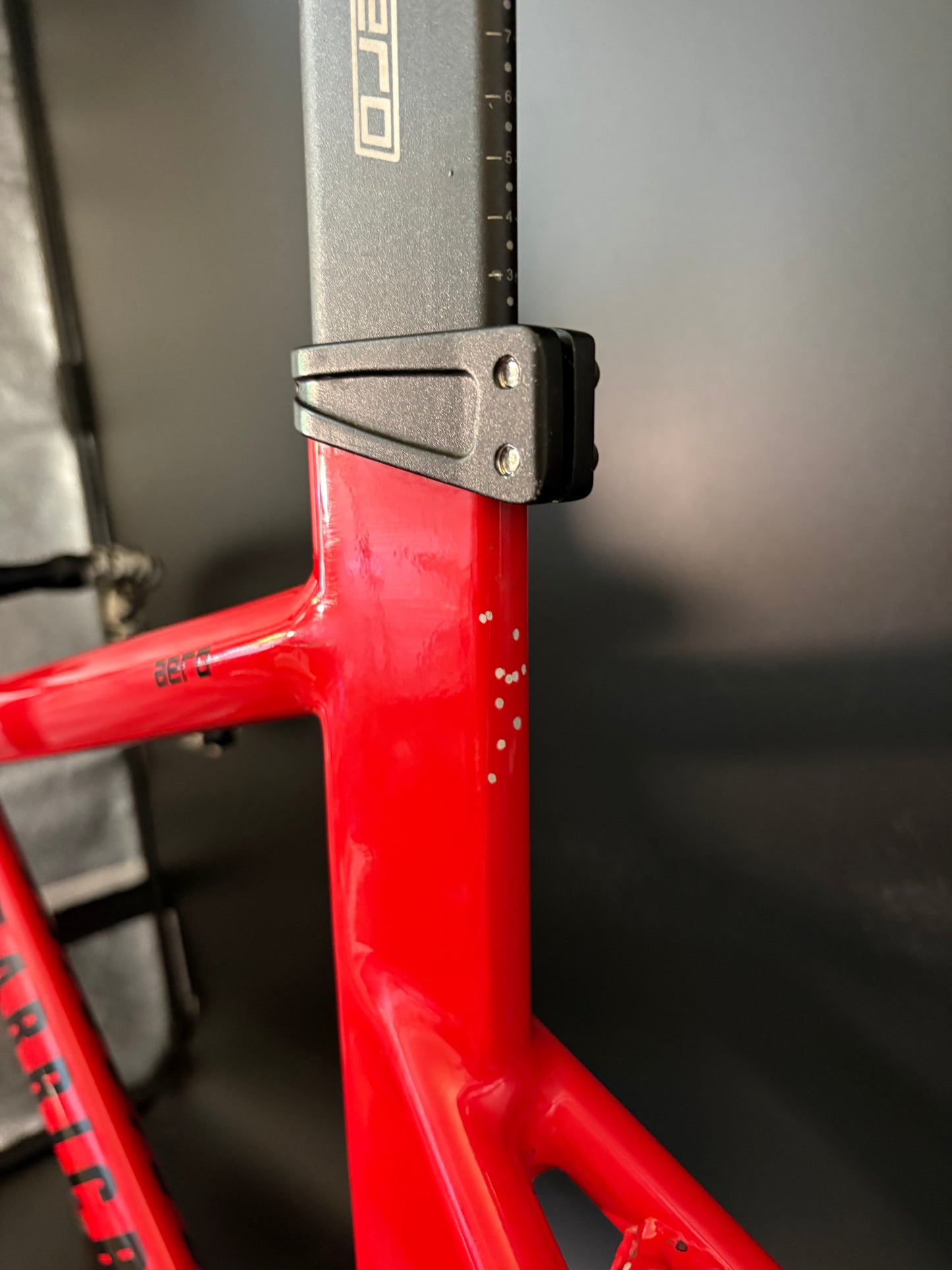 Fabricbike Aero Frameset Red 54cm w/ Stem + Drops