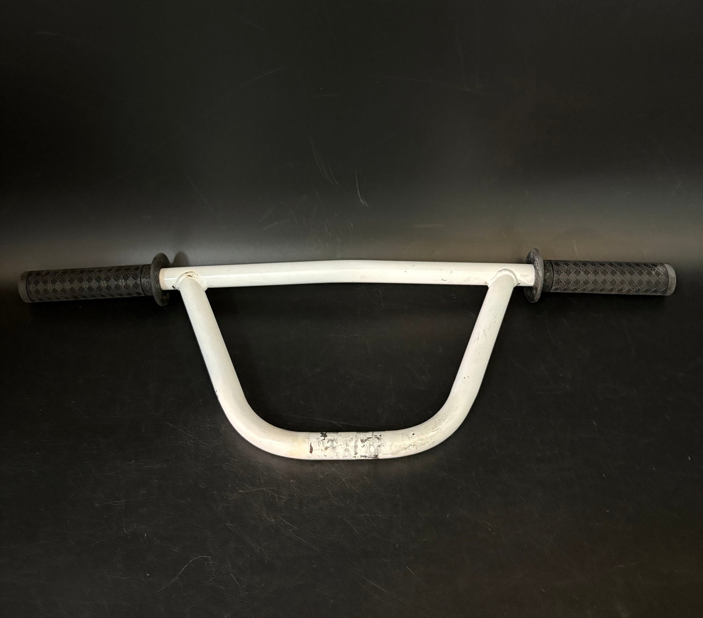 Unbranded BMX High Riser Handlebar White 650mm 22.2