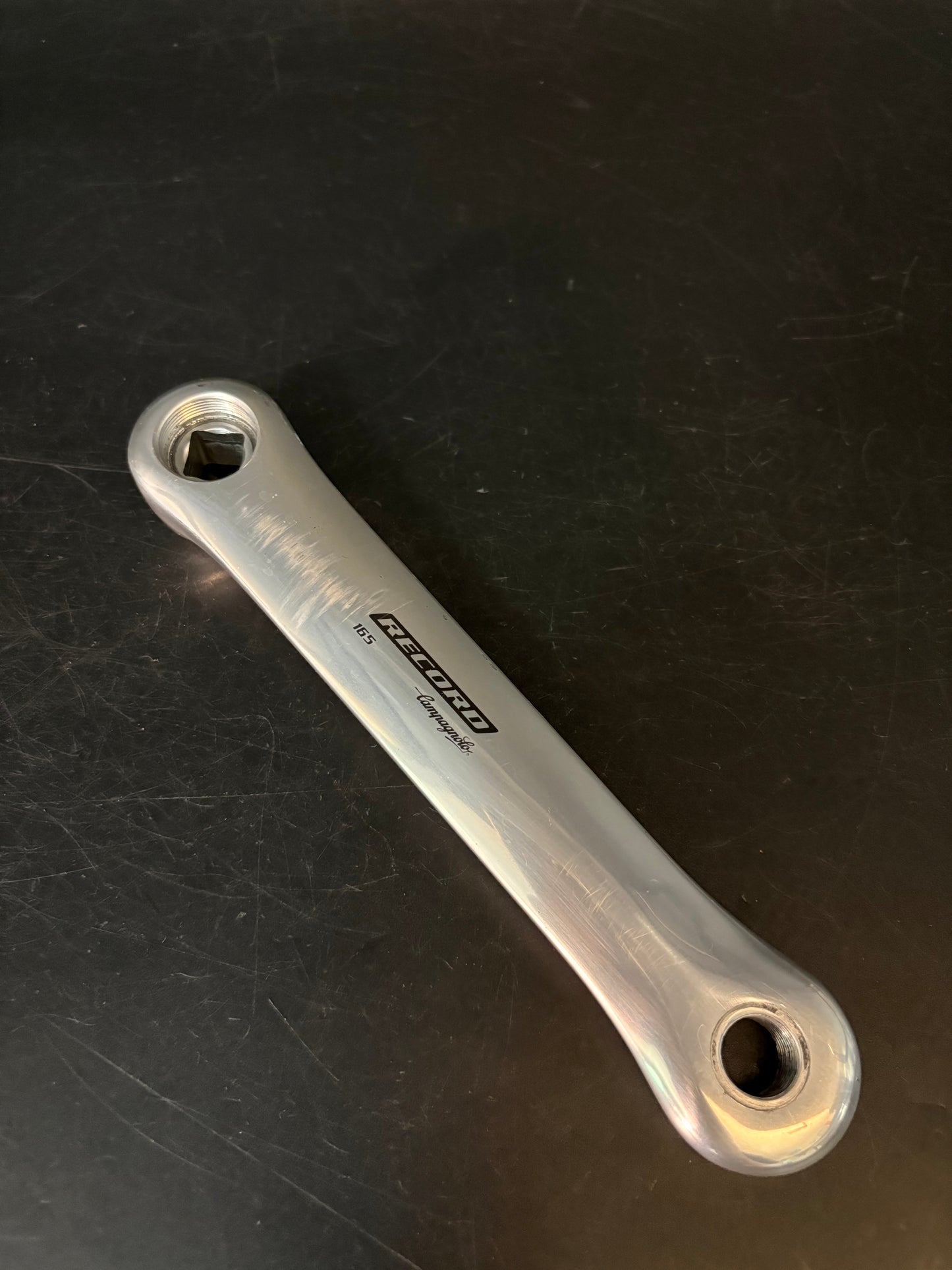 Campagnolo Record Pista Crankset Silver 165mm 49t