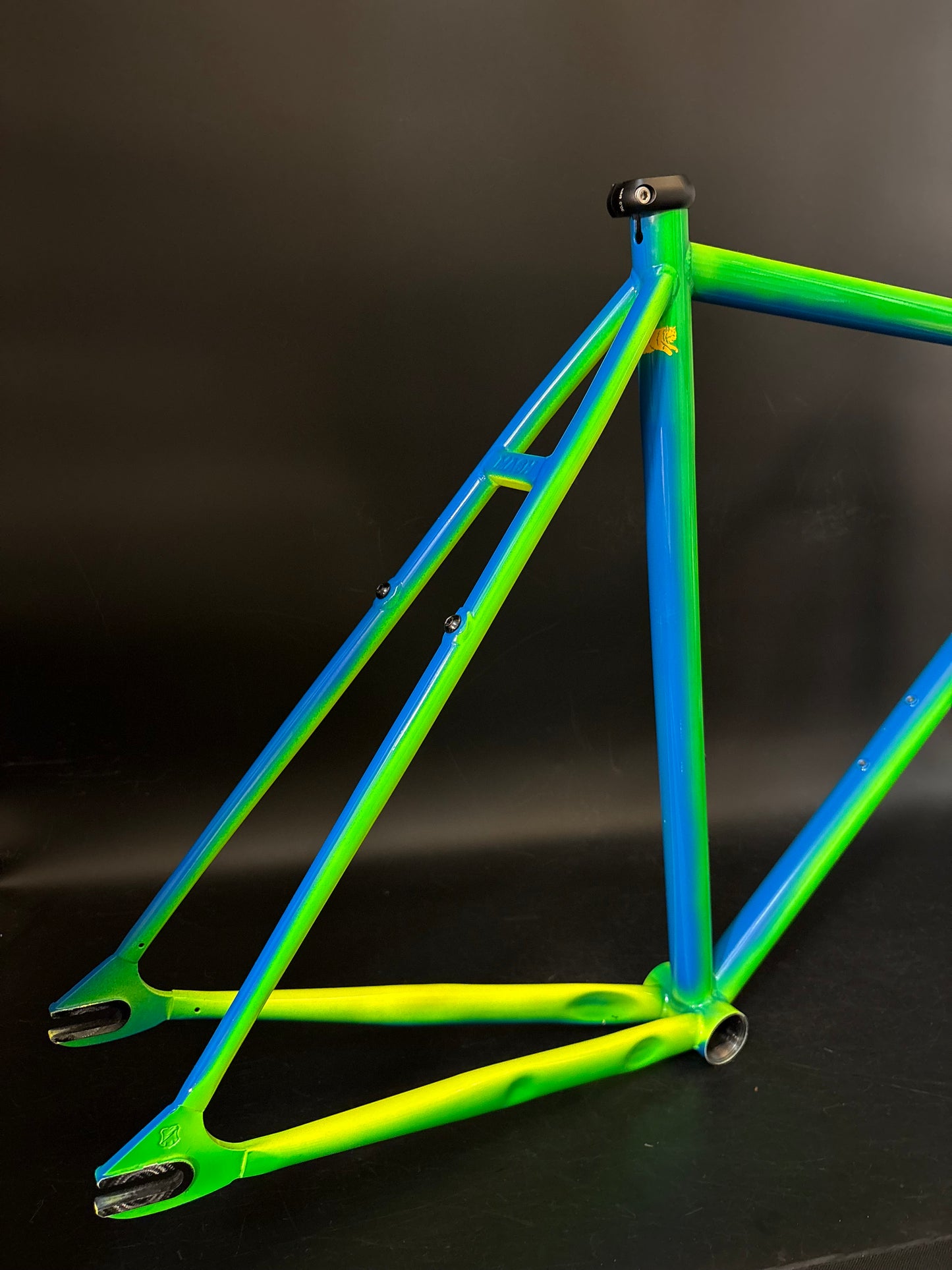 Mash Steel Frameset Neon Blue/Green Fade 53cm S