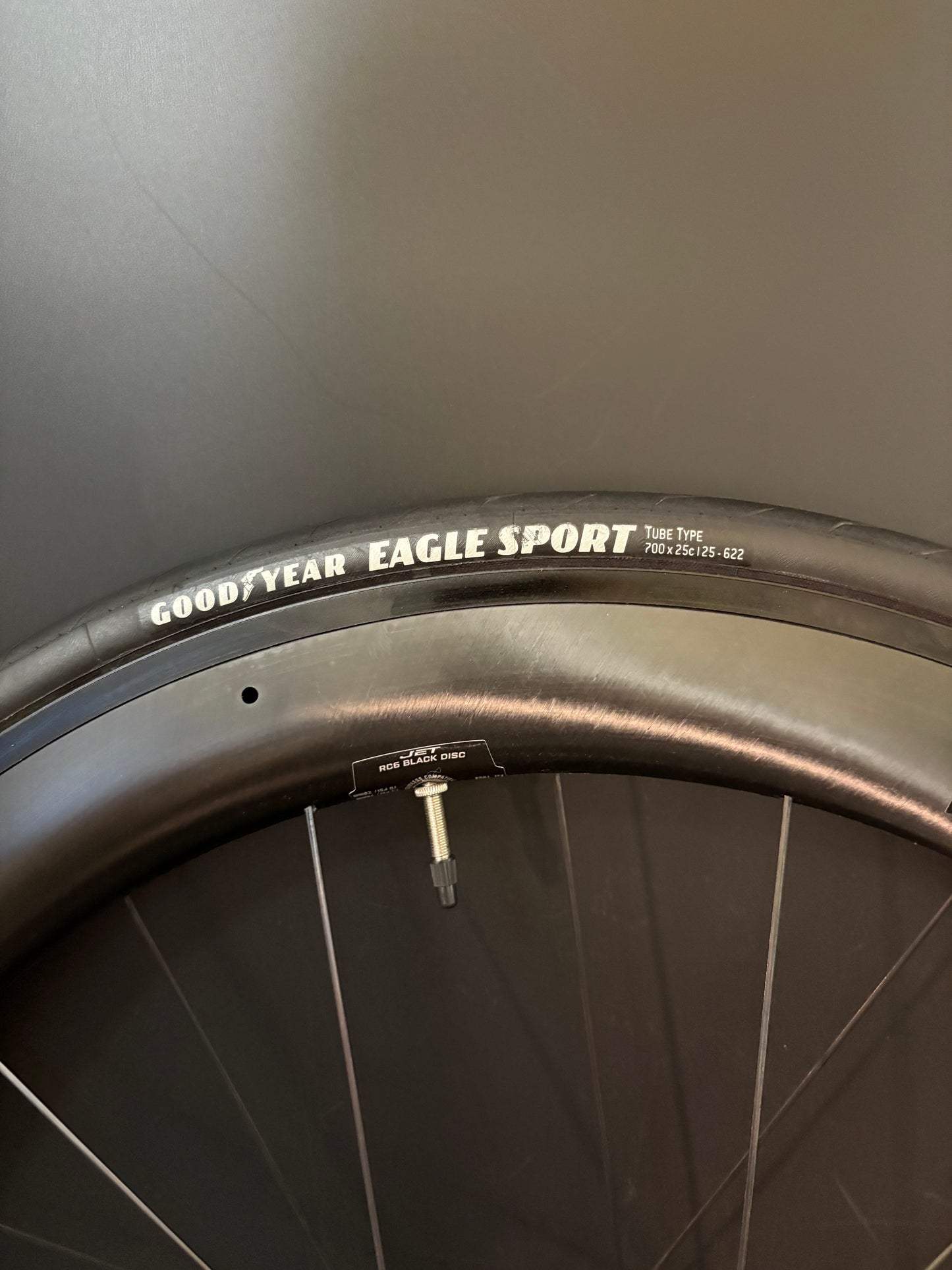 HED Jet RC6 Black Disc Wheelset Carbon 24h