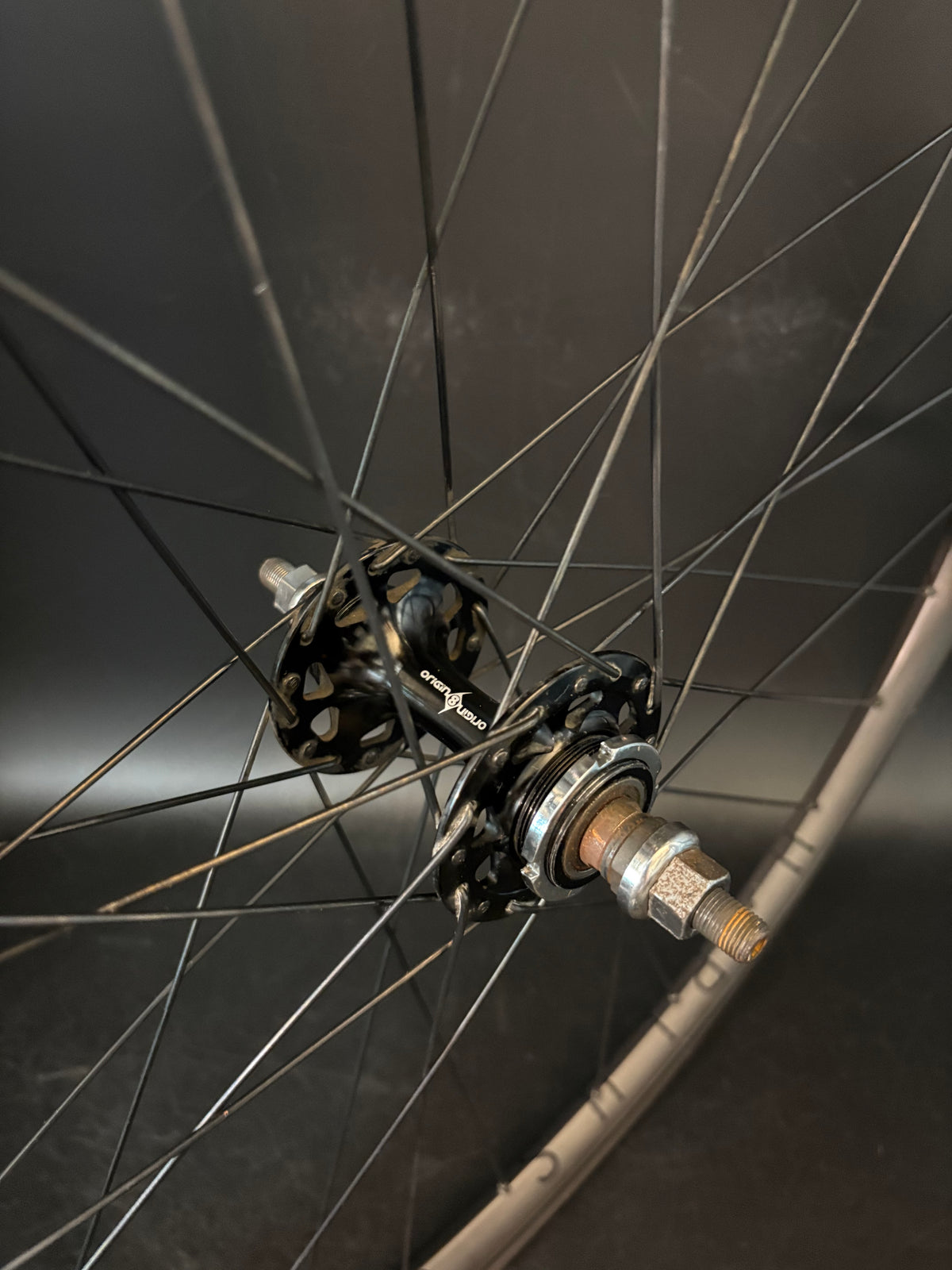 H Plus Son Archetype Grey / Origin 8 Rear Wheel 32h