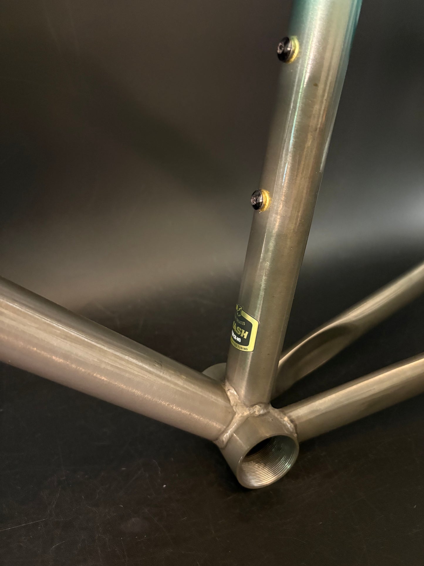 Mash Steel Frameset Teal/Raw 55cm Medium