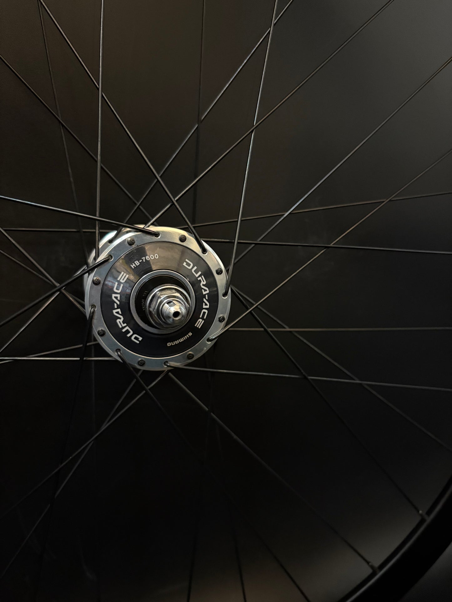 Velocity Deep V Black / Dura Ace HF 7600 Wheelset 32h