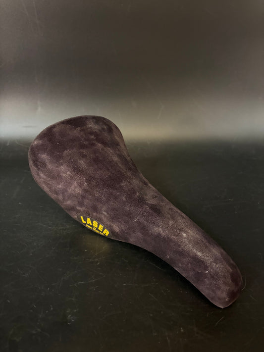 San Marco Laser Saddle Black Suede