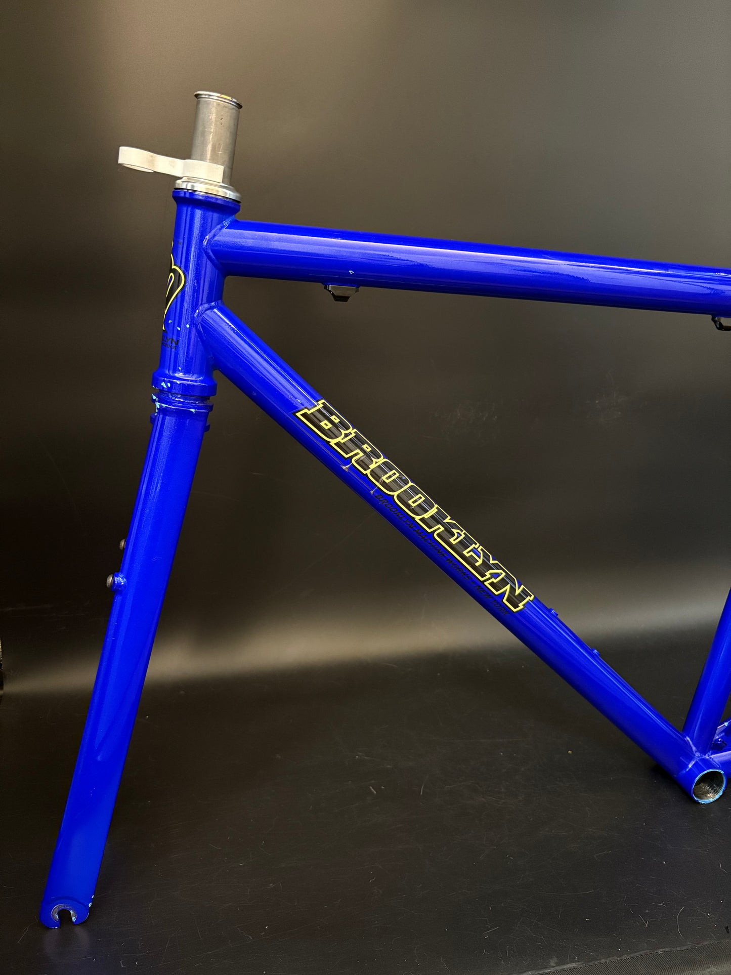 Brooklyn Machine Works Gangsta Track v4 Frameset Blue Medium