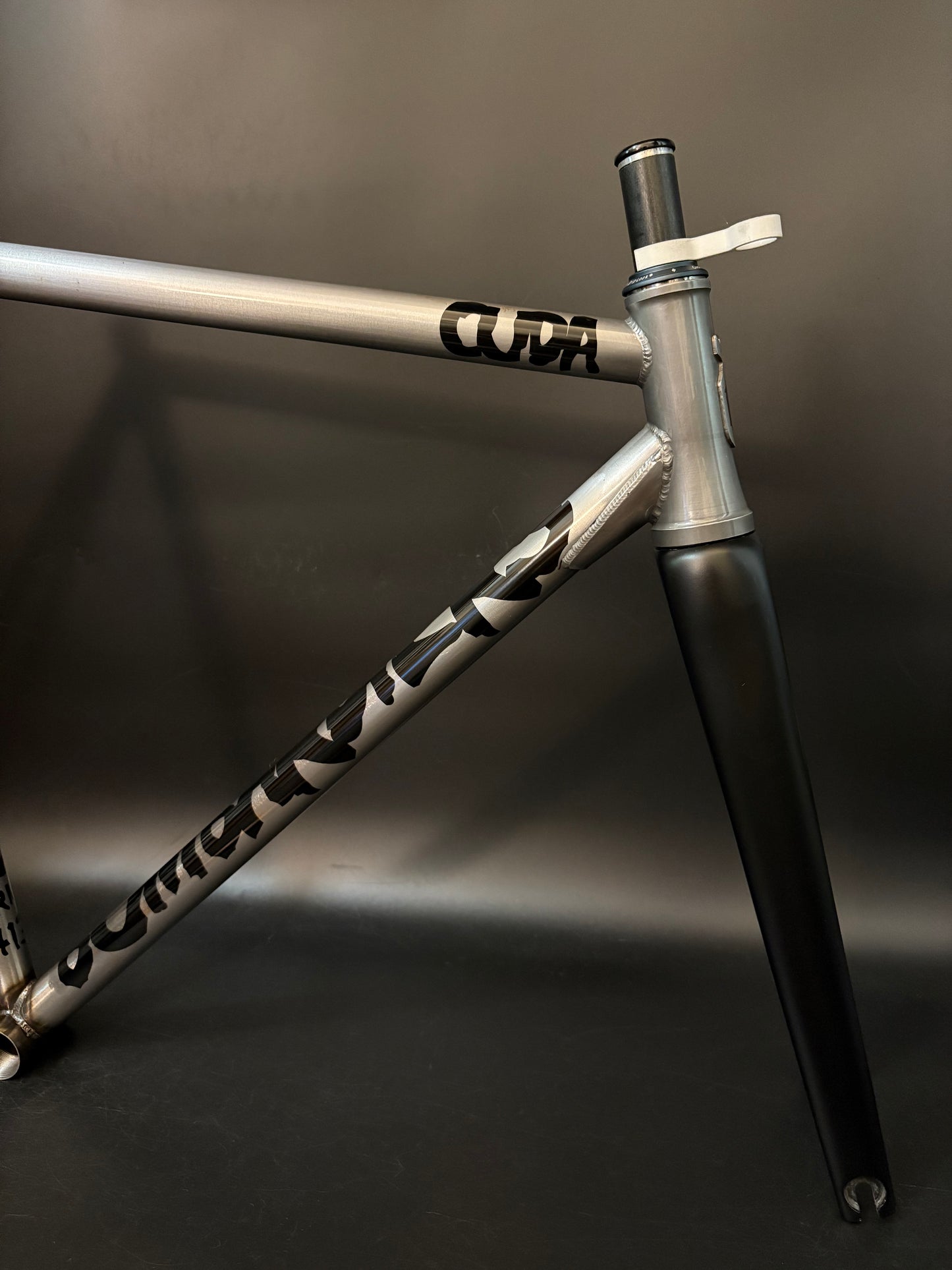 Bombardiers Cuda Frameset Raw Steel 54cm