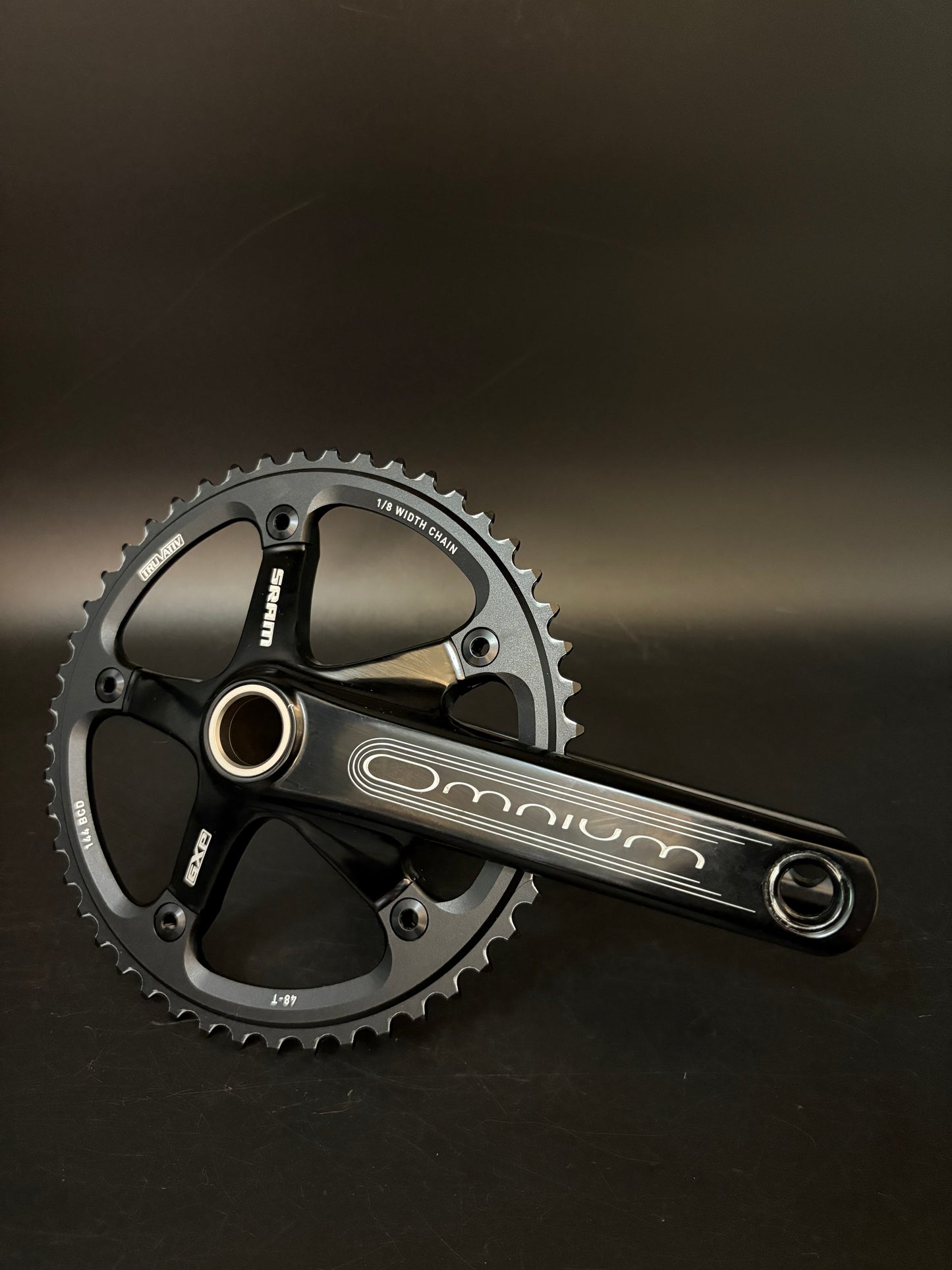 Sram Omnium Crankset Black 165mm 48t