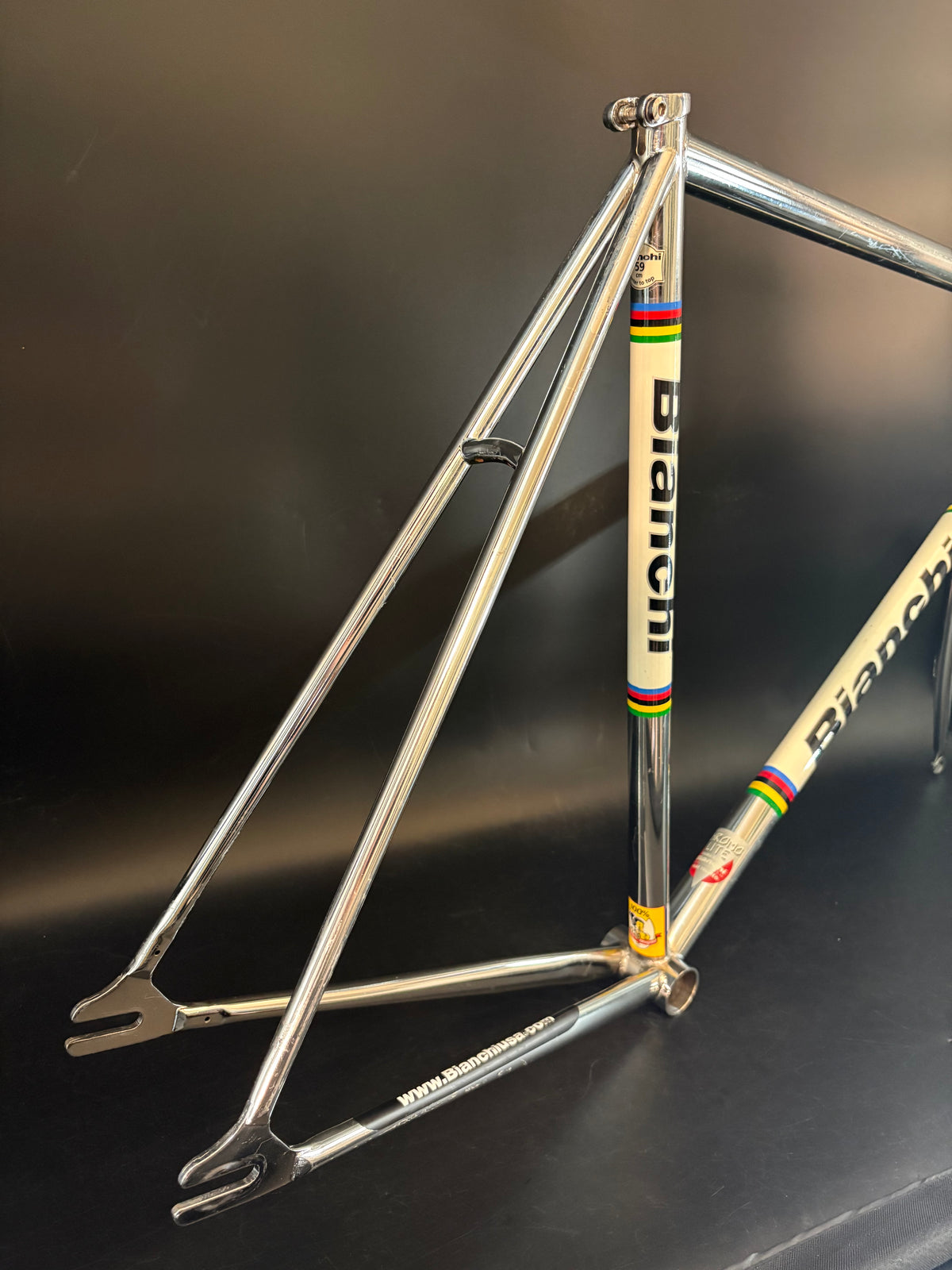 Bianchi Pista Frameset Chrome 59cm