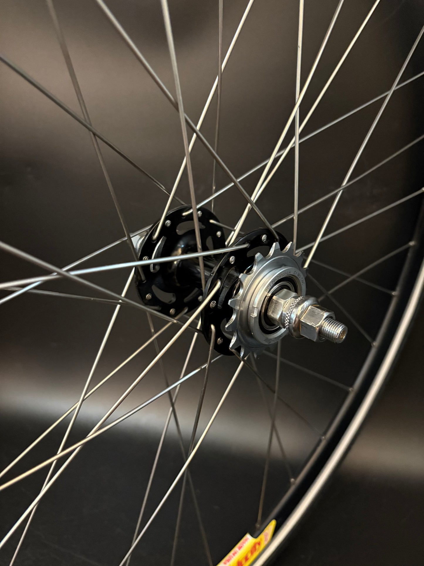 Velocity Deep V Black Machined / All City Wheelset 32h
