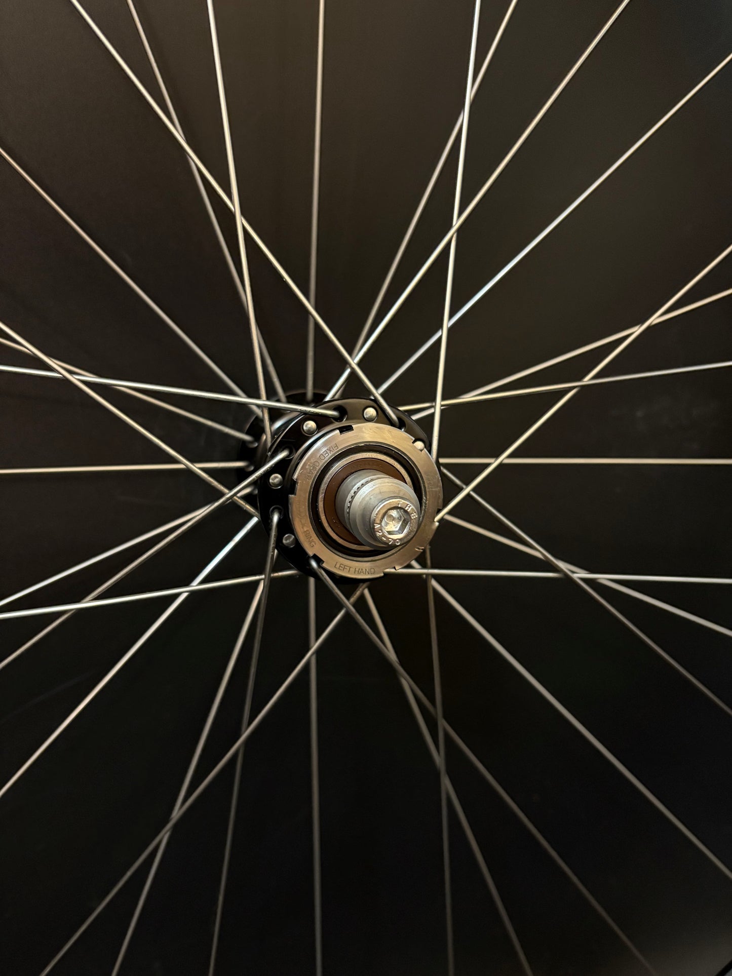 H Plus Son Archetype Black / Phil Wood LF Wheelset Black 24/32h