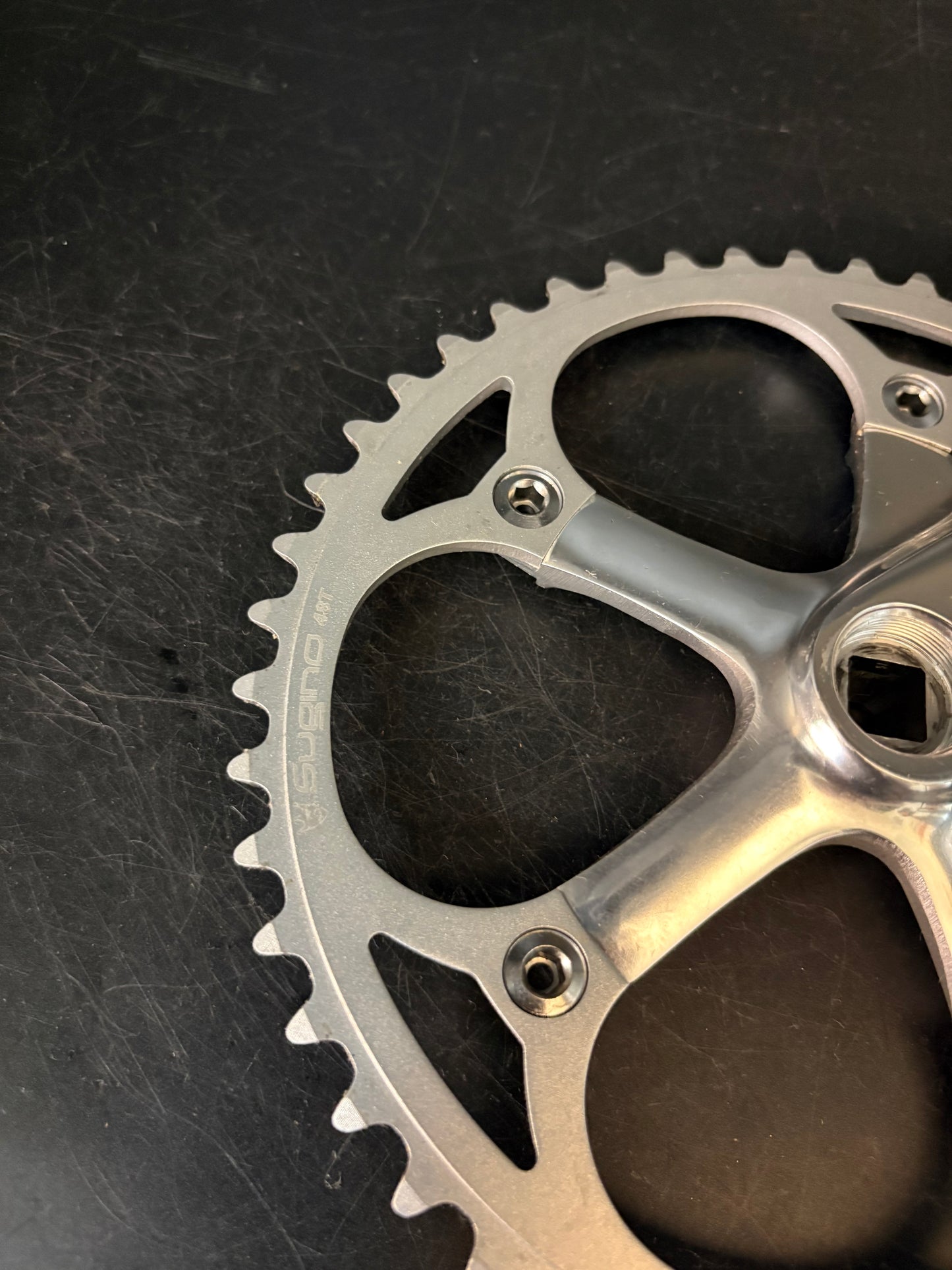 Sugino Messenger Crankset Silver 170mm 48t 130bcd