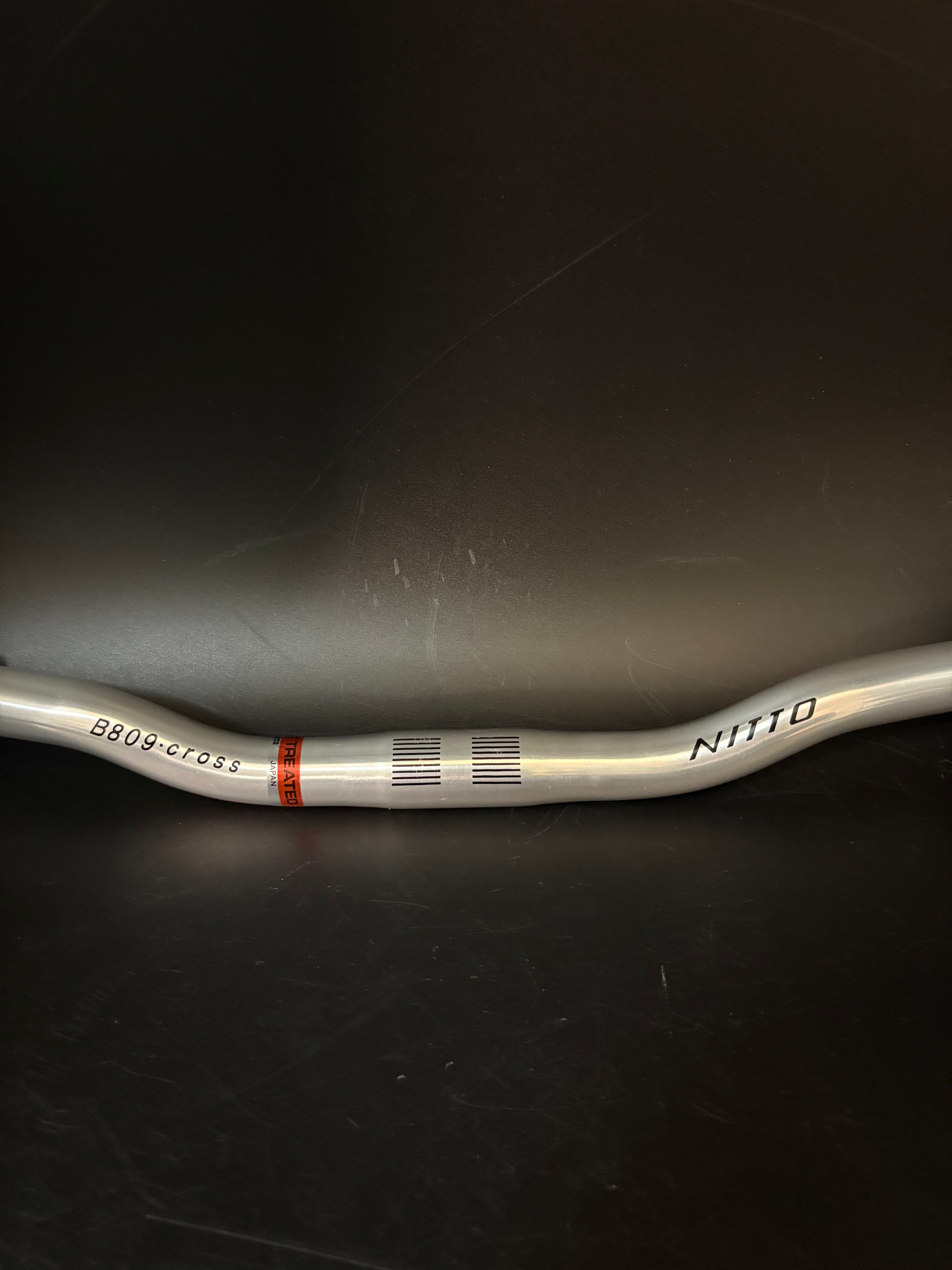 Nitto b809 Cross Riser Handlebar Silver 630mm 25.4 – Track Lab