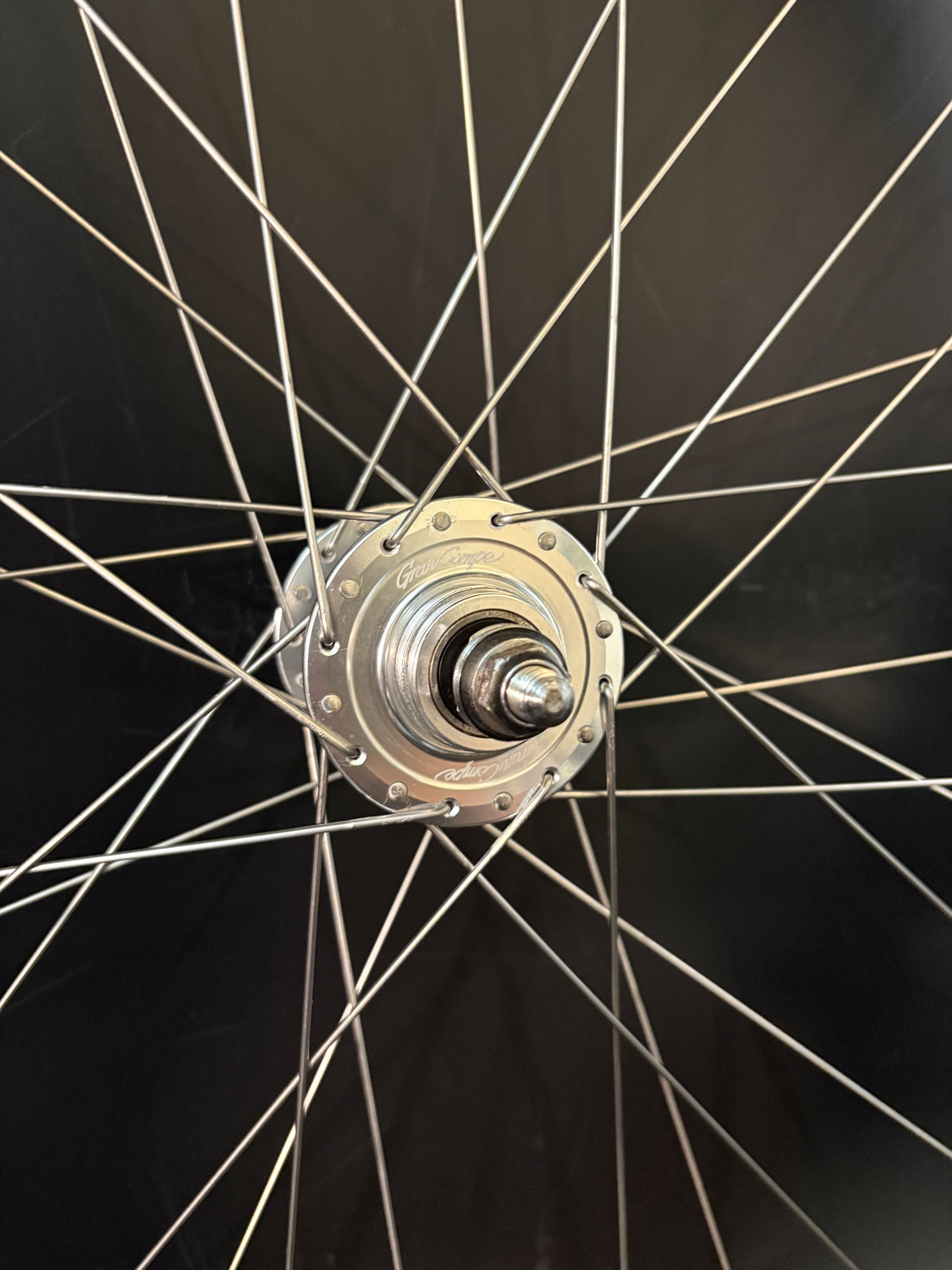H Plus Son Formation Face / Gran Compe II Rear Wheel Silver 32h