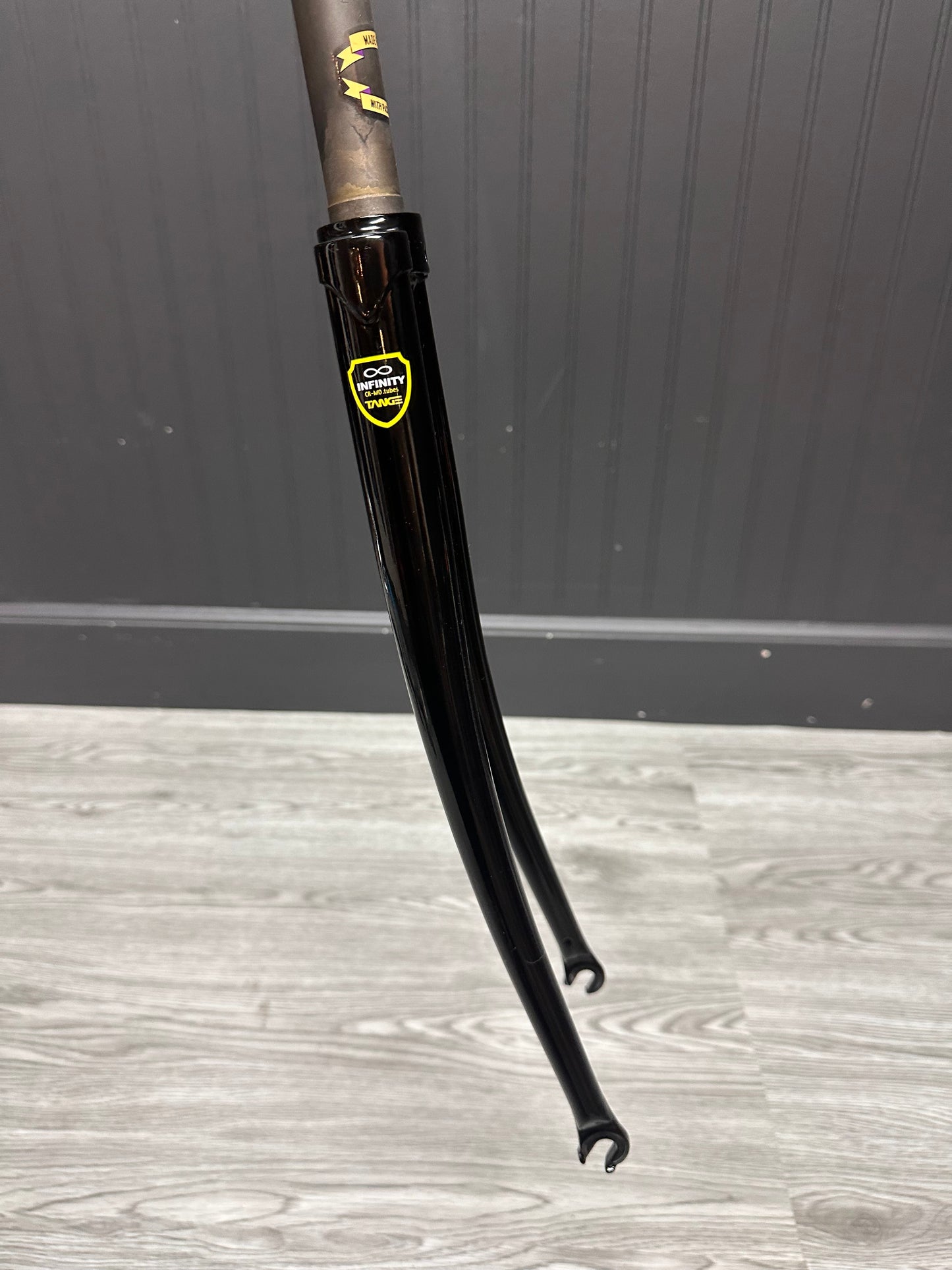 Tange Infinity 1” Threadless Track Fork Black 230mm