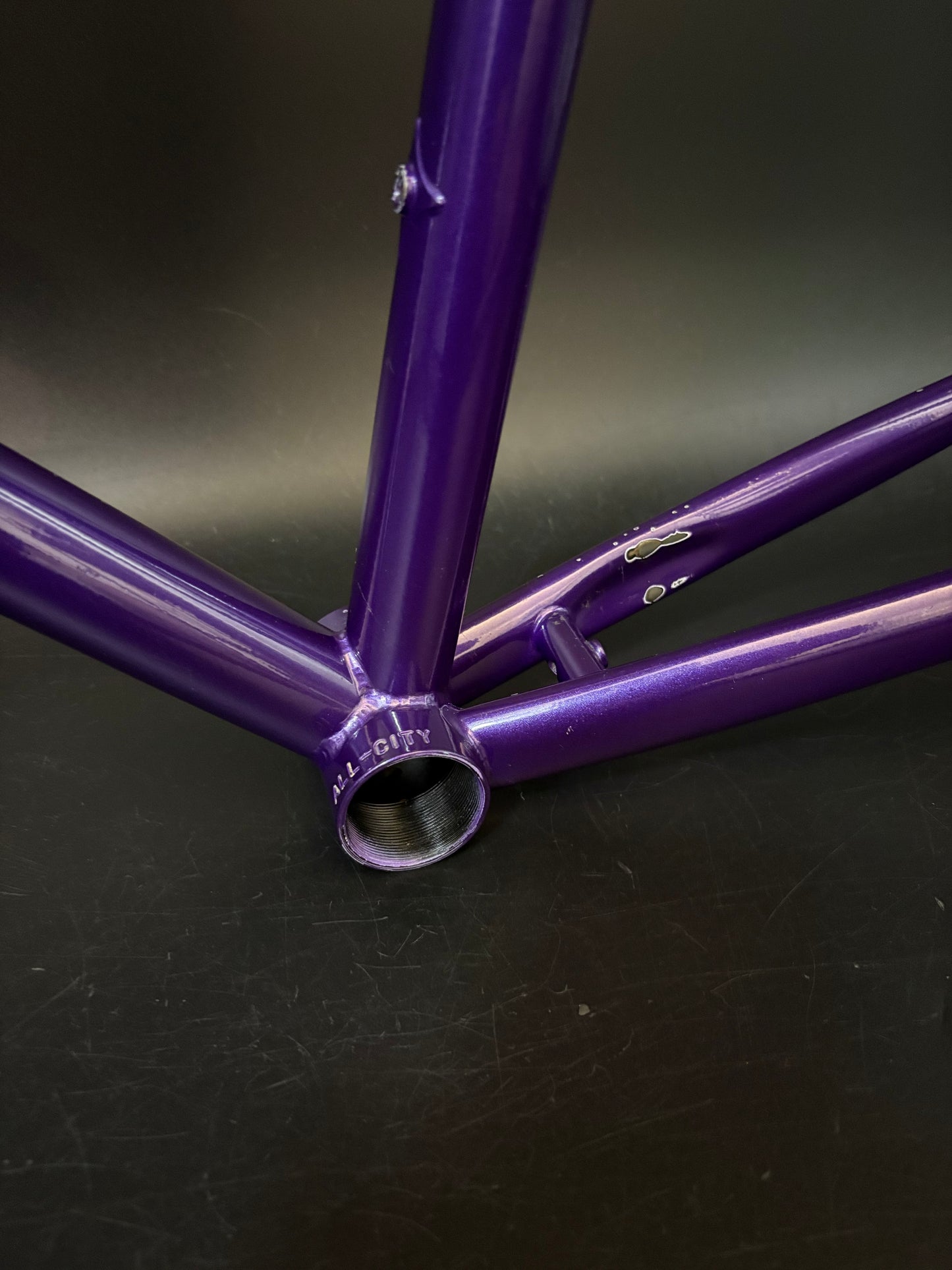 All City Nature Boy Frameset Purple 55cm