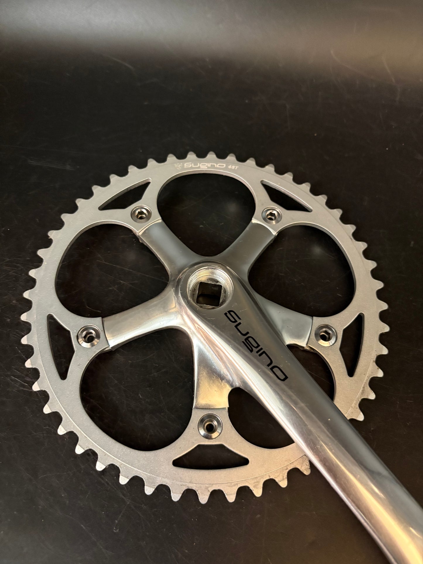 Sugino Messenger Crankset Silver 170mm 48t 130bcd