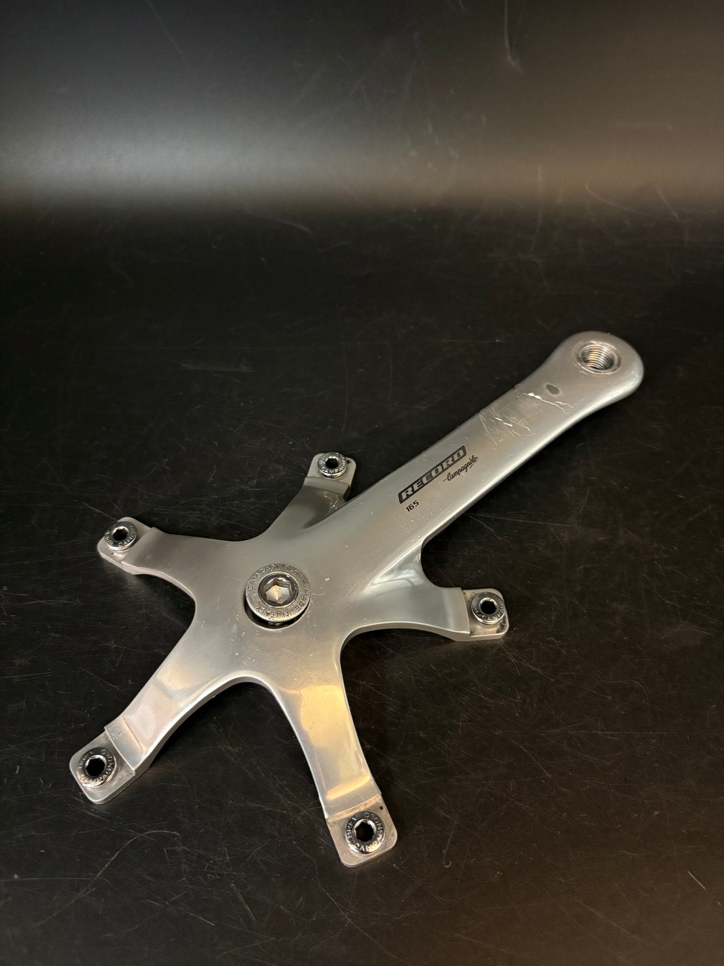 Campagnolo Record Pista Cranks Silver 165mm