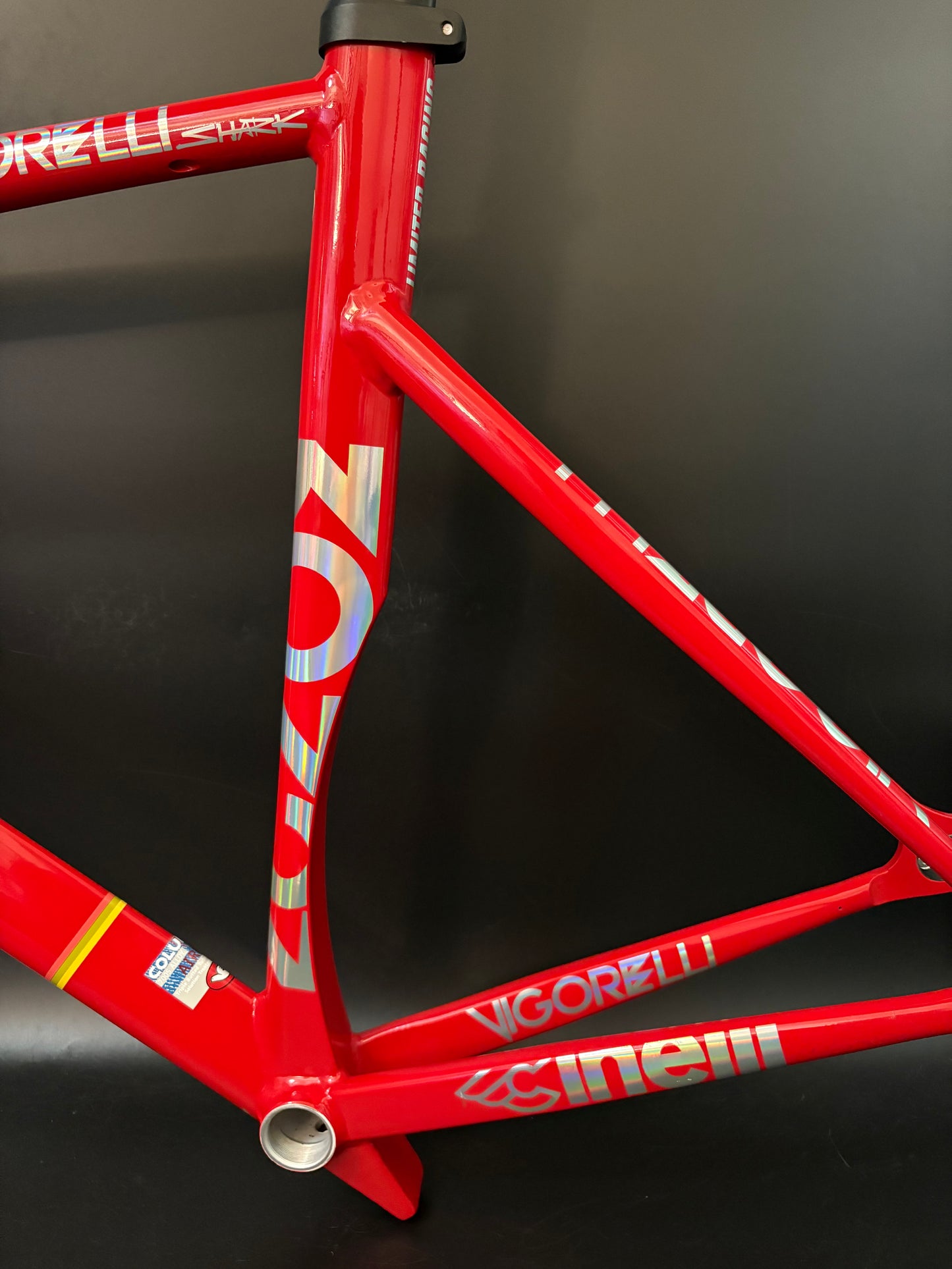 Cinelli Vigorelli Shark Frameset Red 56cm #1