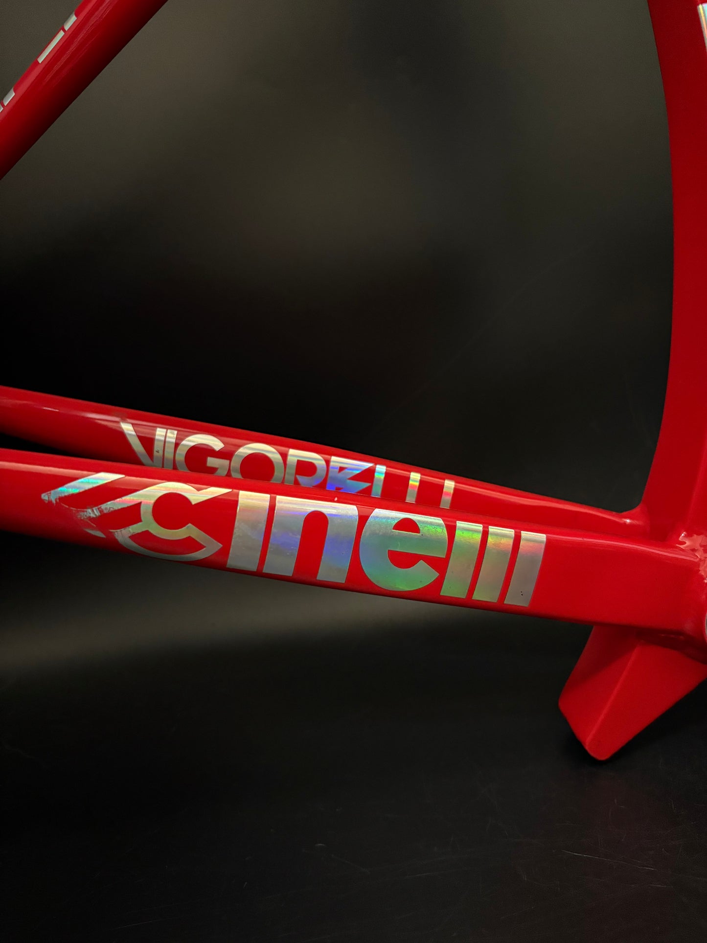 Cinelli Vigorelli Shark Frameset Red 52cm