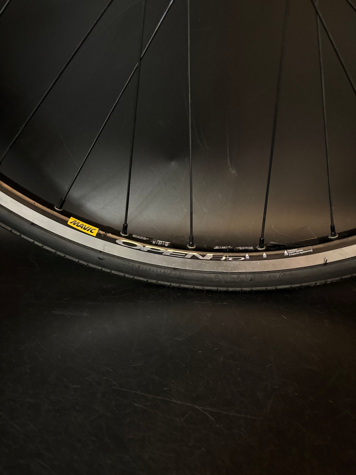 Mavic Open Pro / Phil Wood HF Wheelset Black 32h