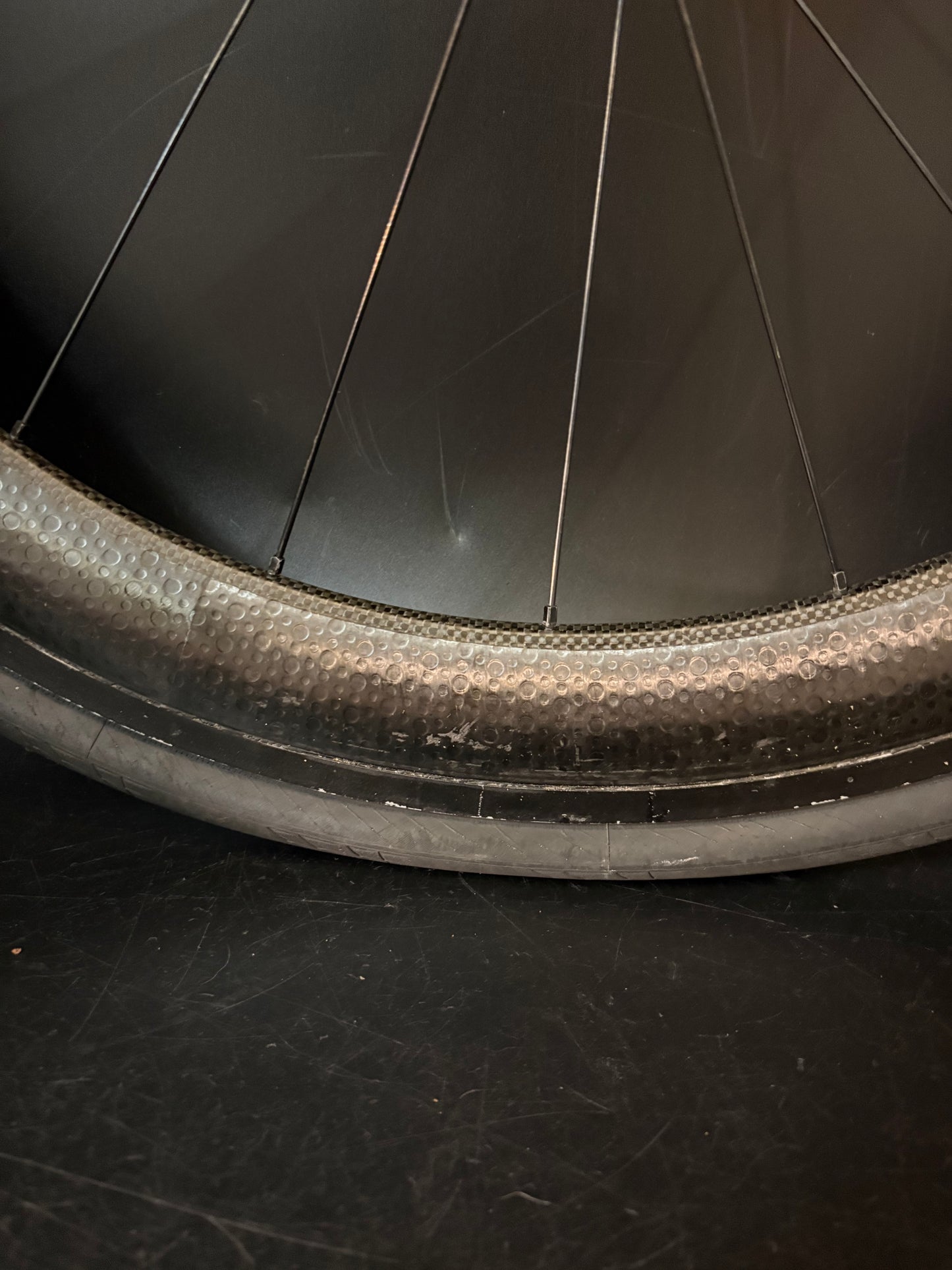 Zipp 404 Carbon Clincher / Phil Wood LF Front Wheel 24h