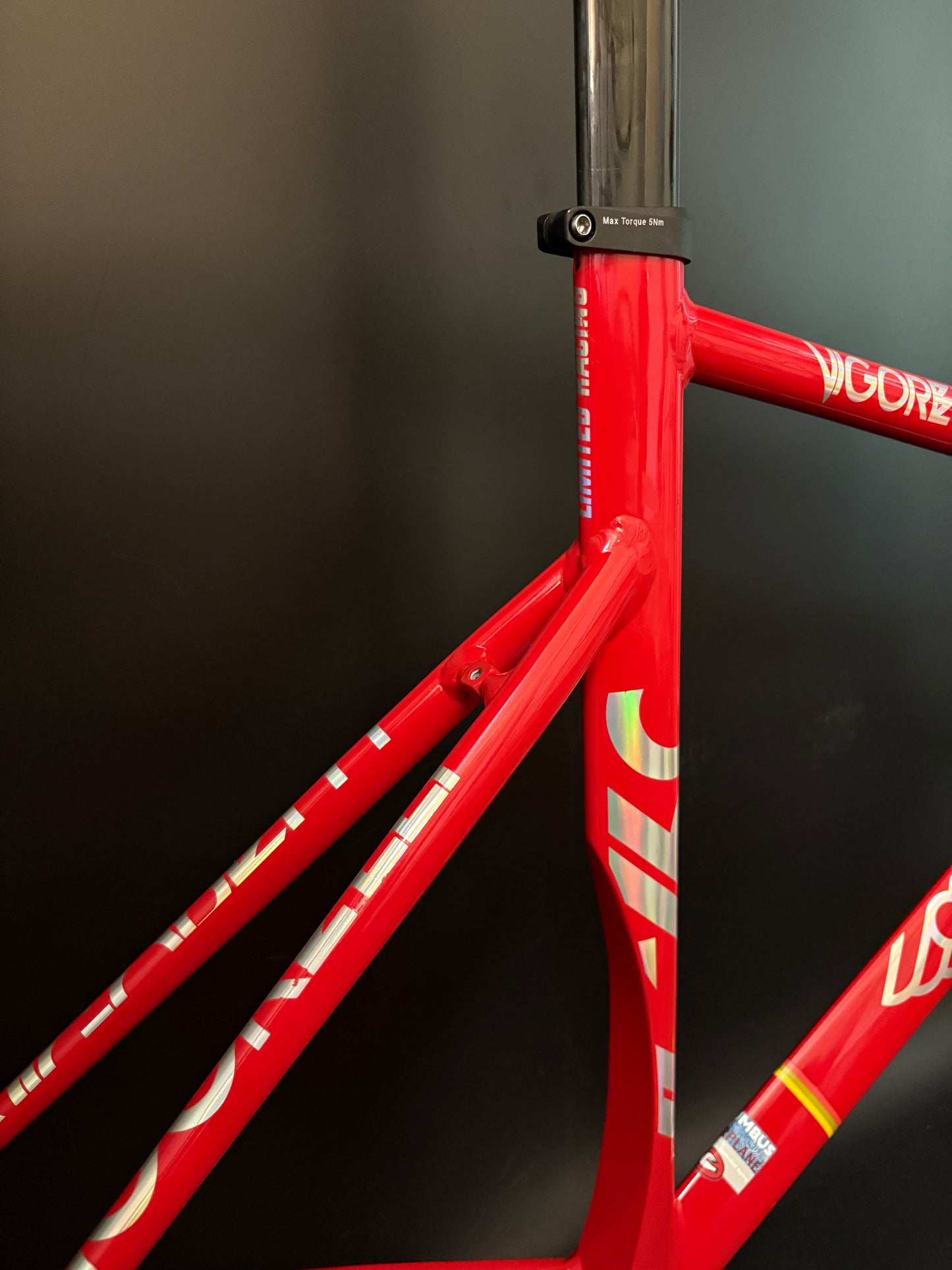 Cinelli Vigorelli Shark Frameset Red 56cm #2