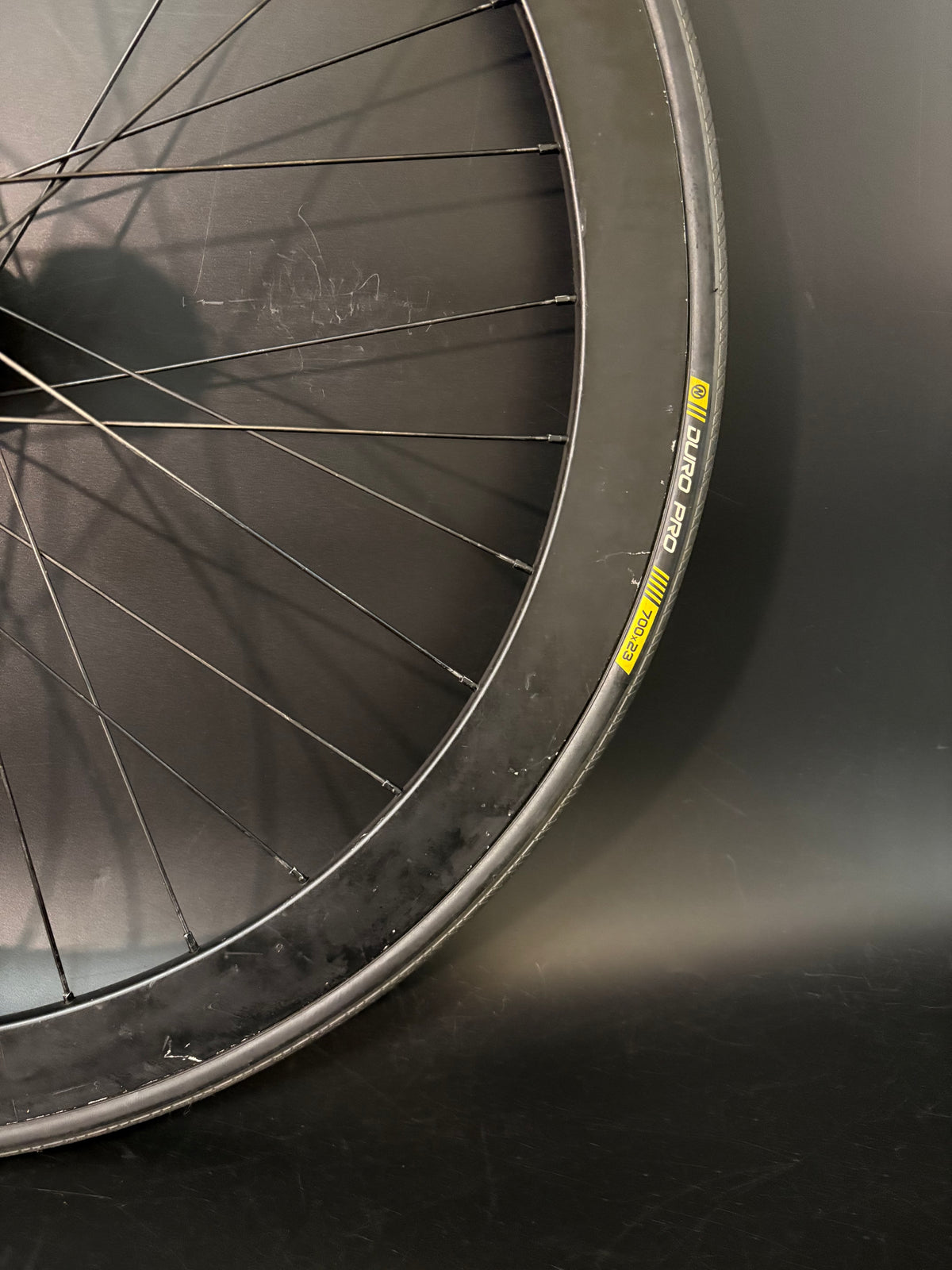 Velocity B43 Black / Phil Wood Front Wheel 32h