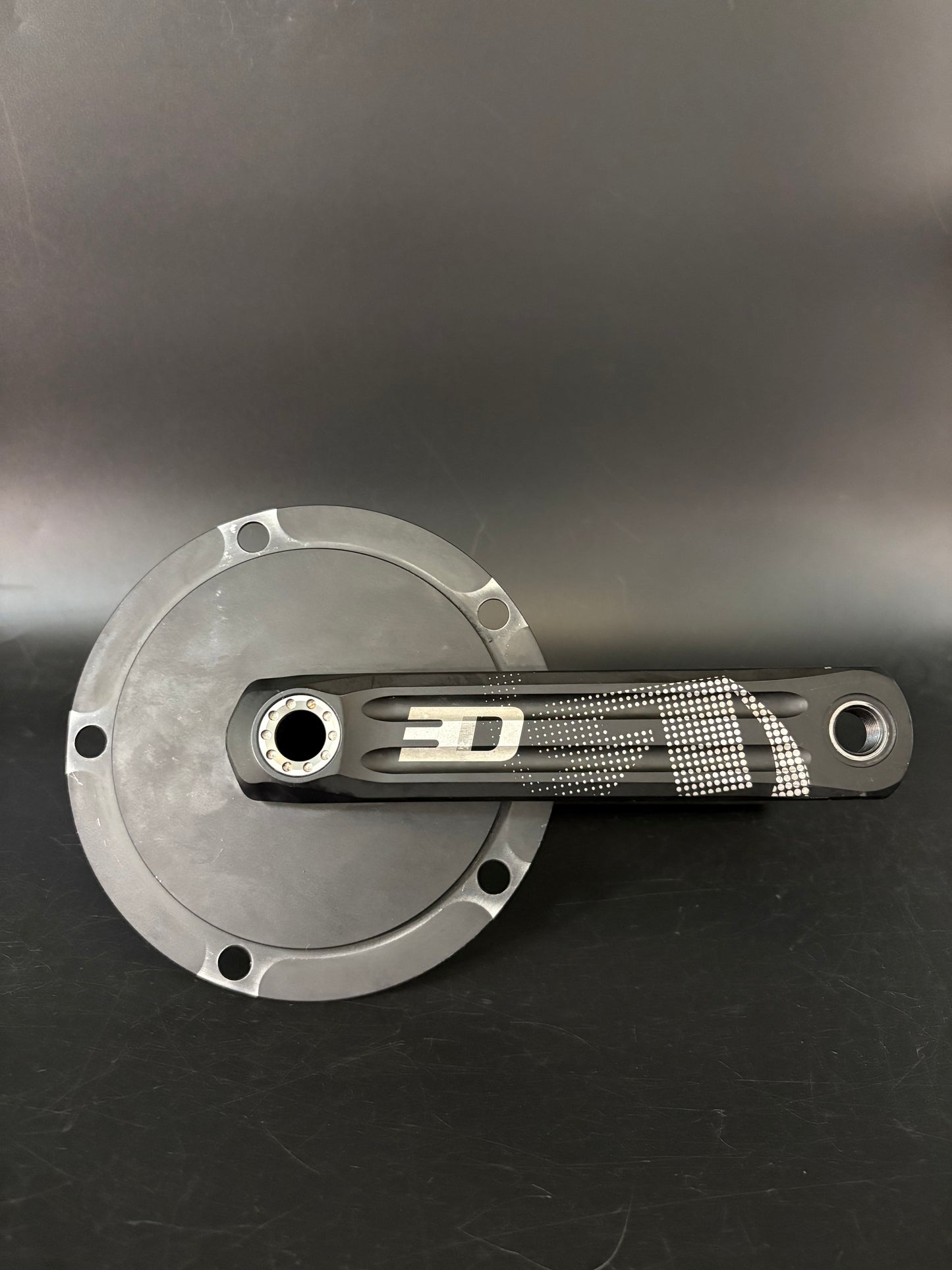 Rotor 3D Track Cranks Black 165mm