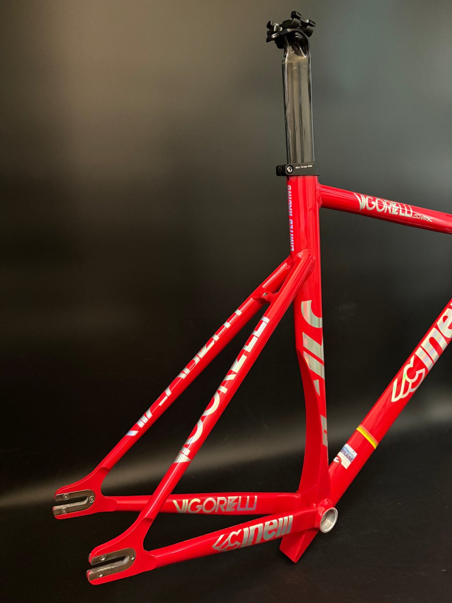 Cinelli Vigorelli Shark Frameset Red 56cm #1