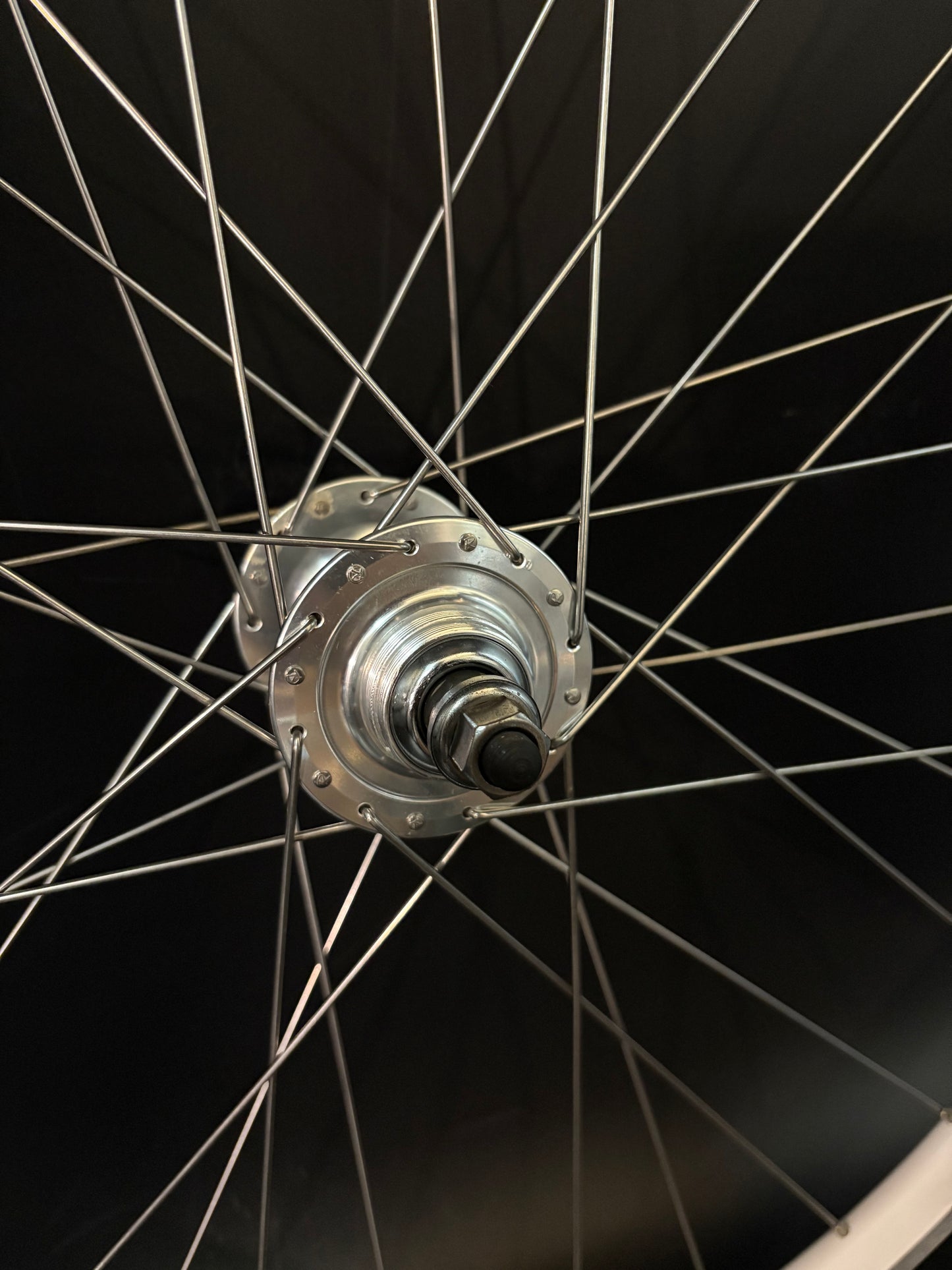 Shroom Components White Machined Wheelset 32h