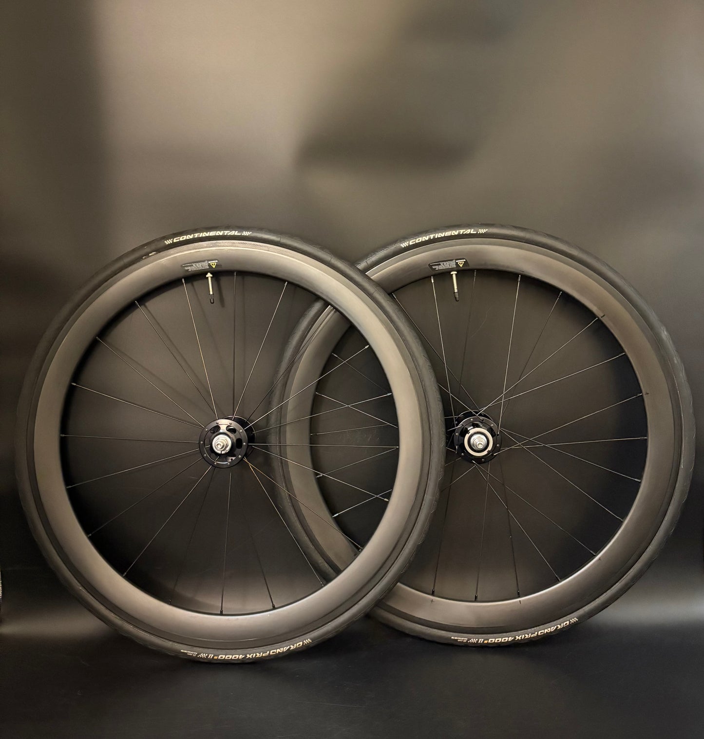 Unbranded Carbon Clincher Rims 50mm / Paul Component Wheelset 20/24h